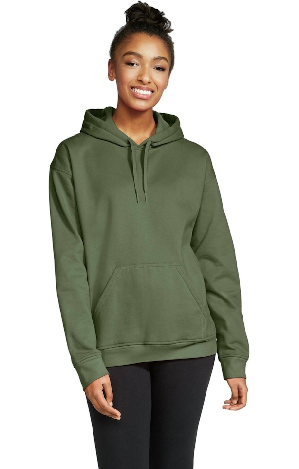 Hooded Sweatshirt Gildan Forest Green Sweatshirt Gildan Military