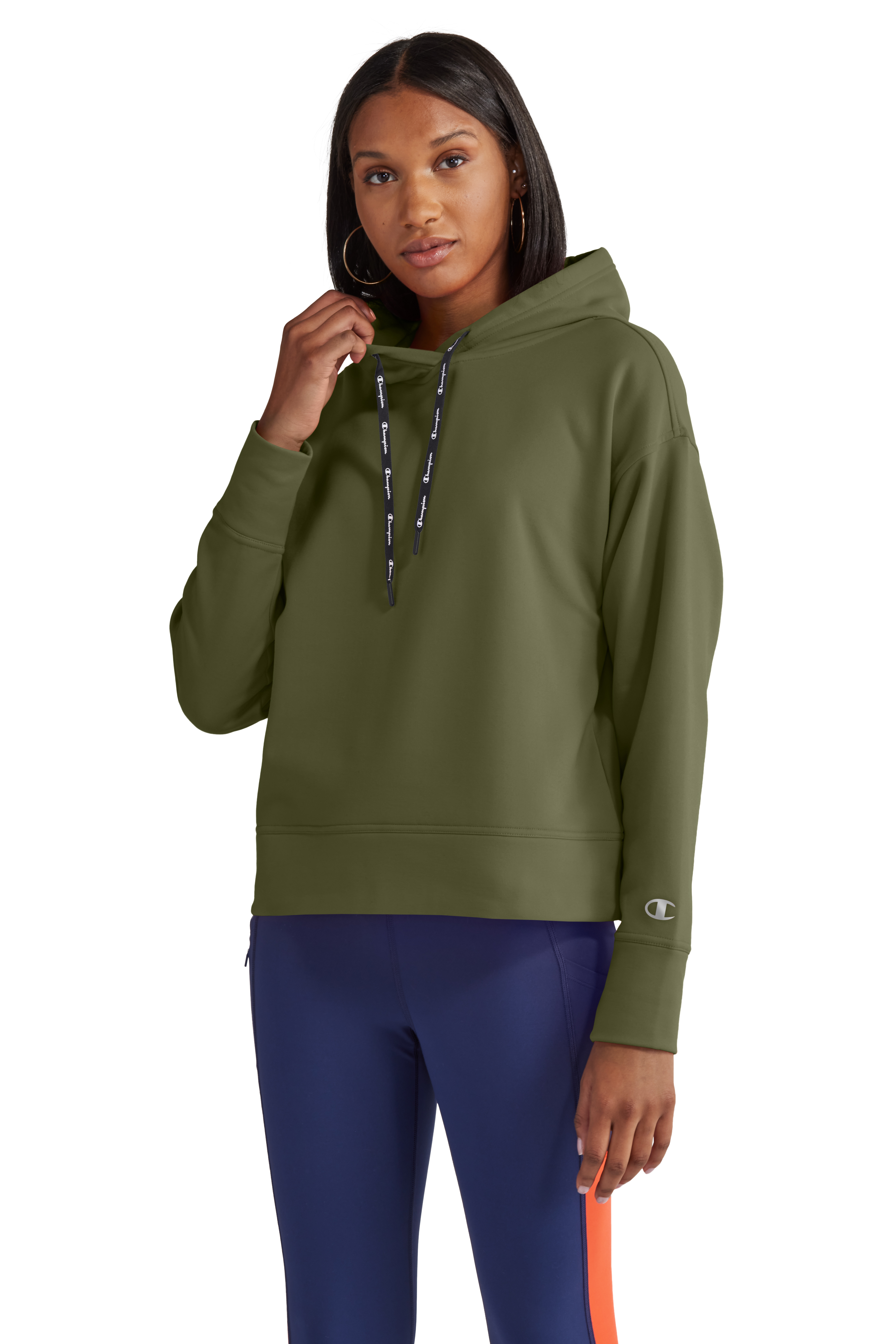 Champion jacket womens olive on sale