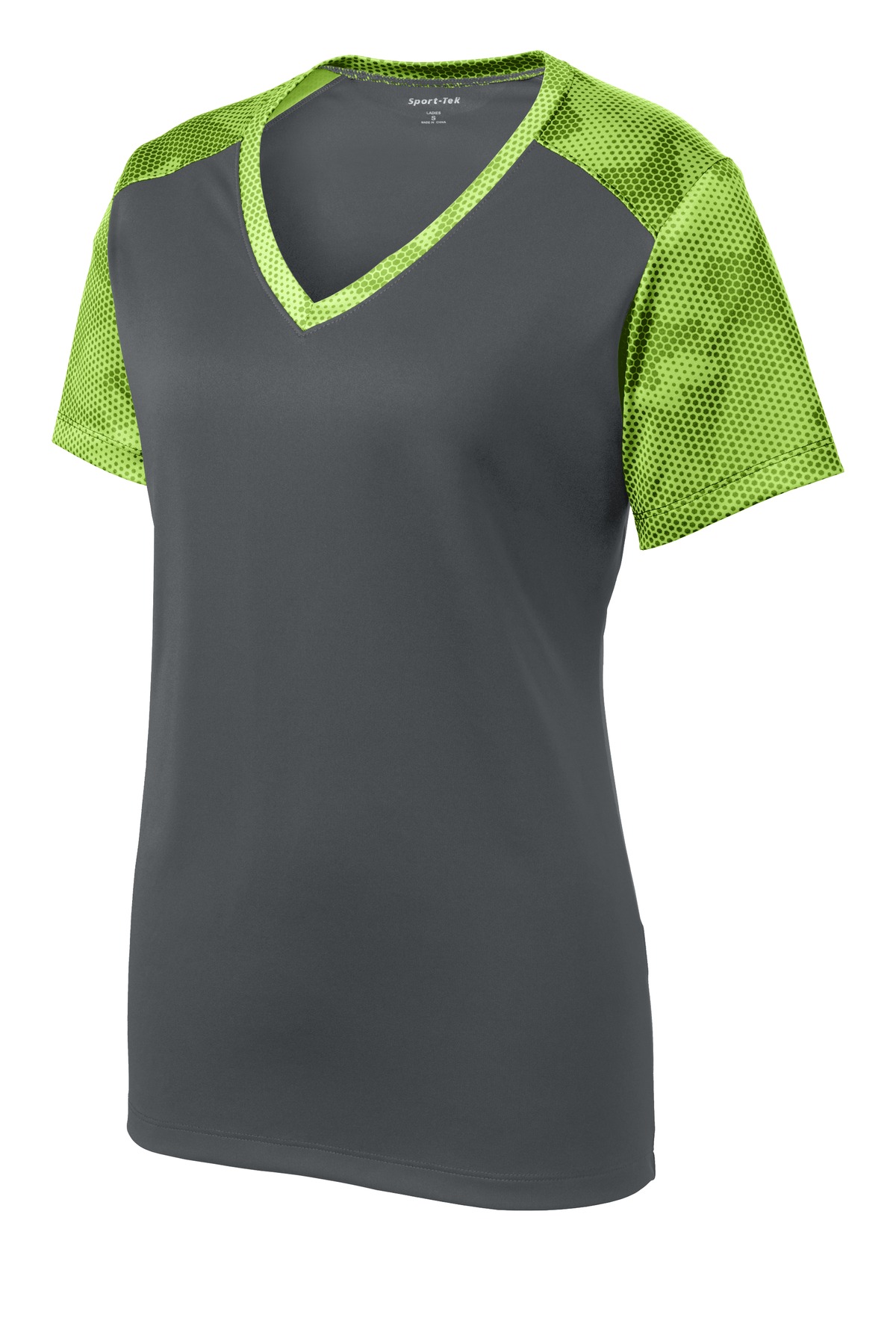 Sport-Tek LST371 Iron Gray / Limes