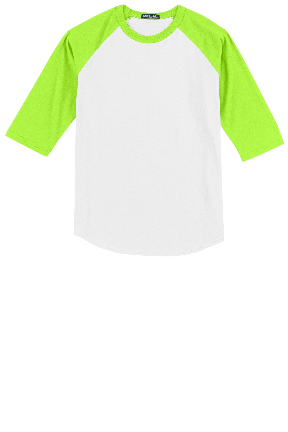 Sport-Tek T200J1 White / Lime Shock