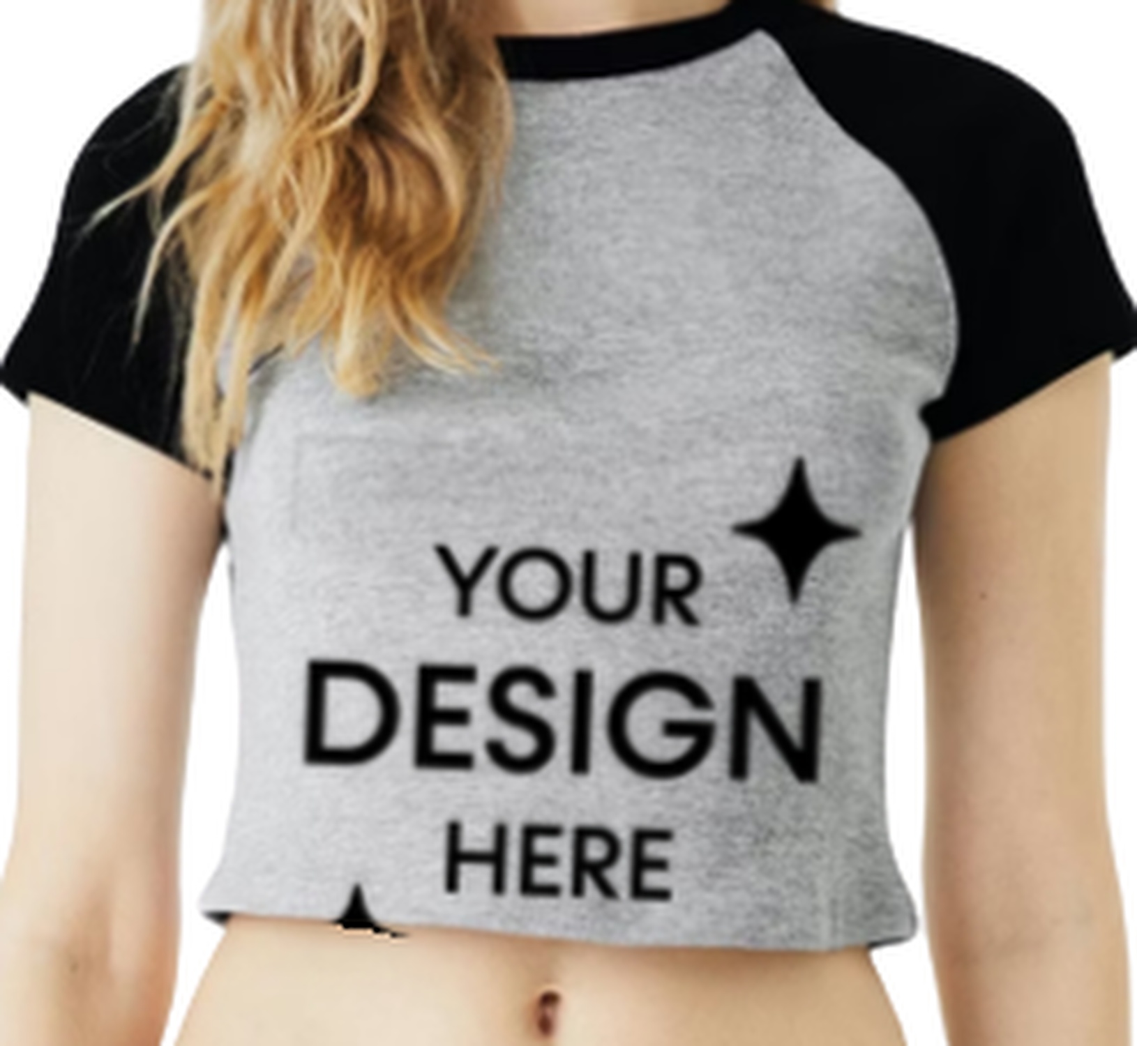 Women's Micro Ribbed Raglan Baby Tee