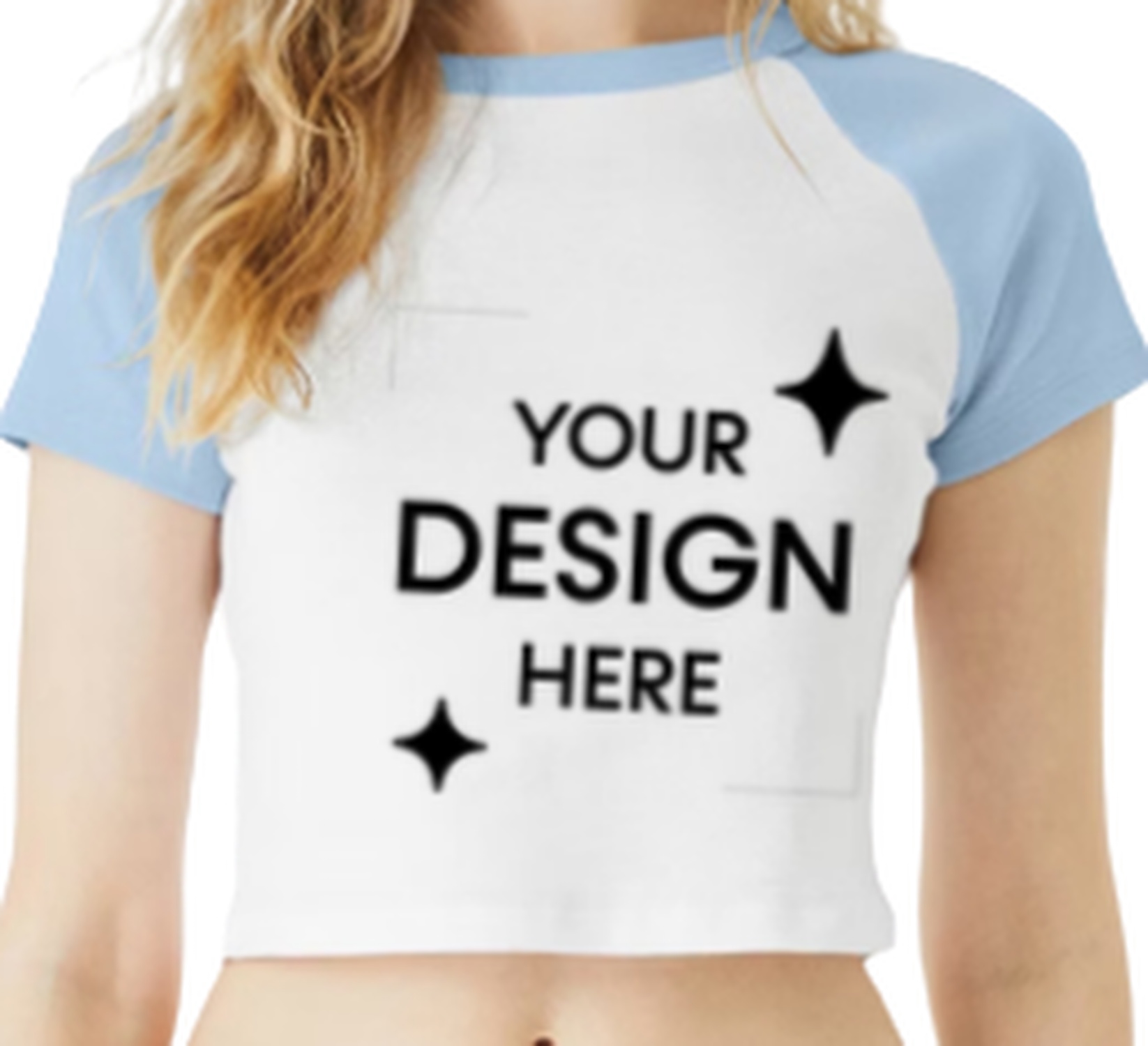 Women's Micro Ribbed Raglan Baby Tee