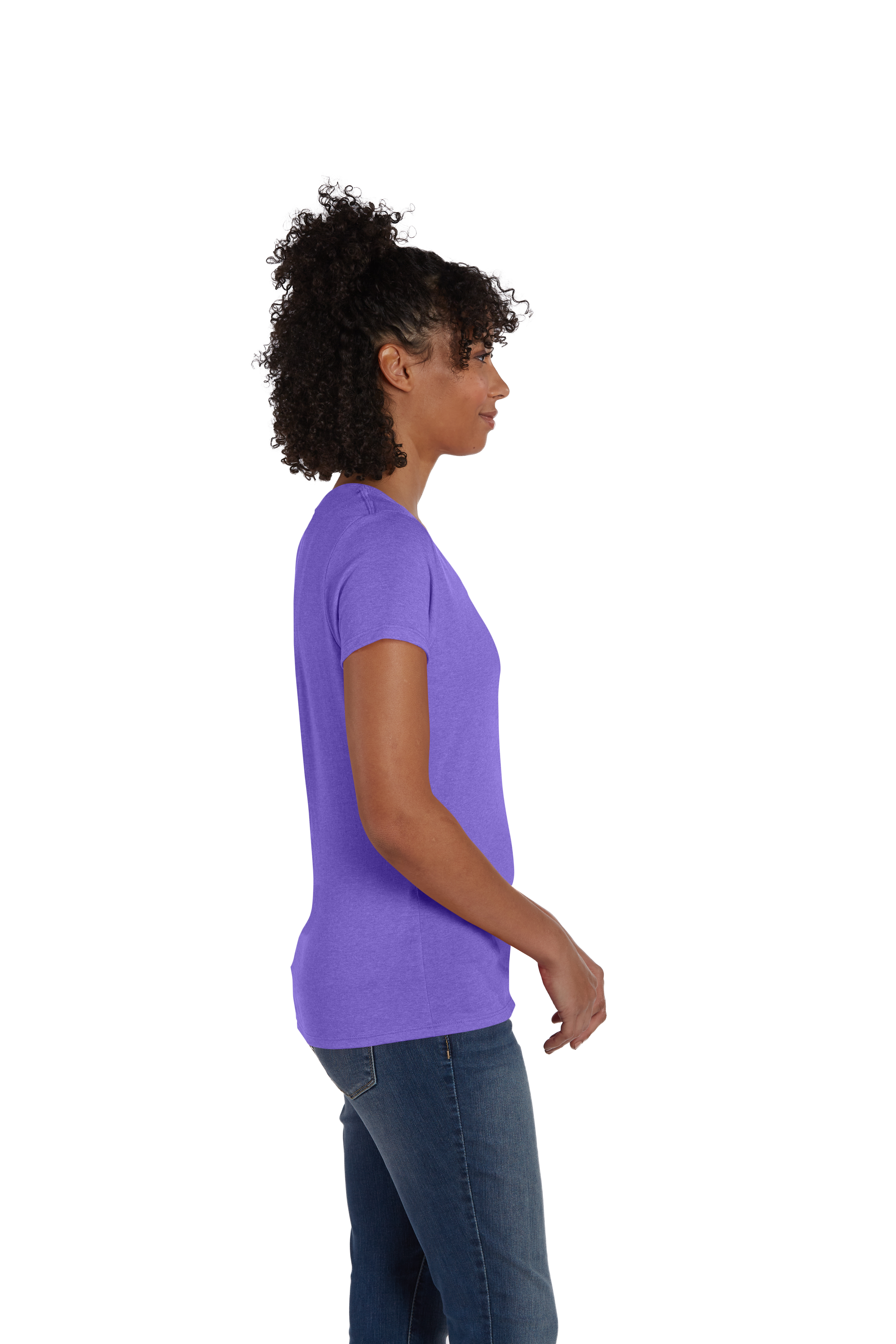 Hanes 42VT Grape Triblend