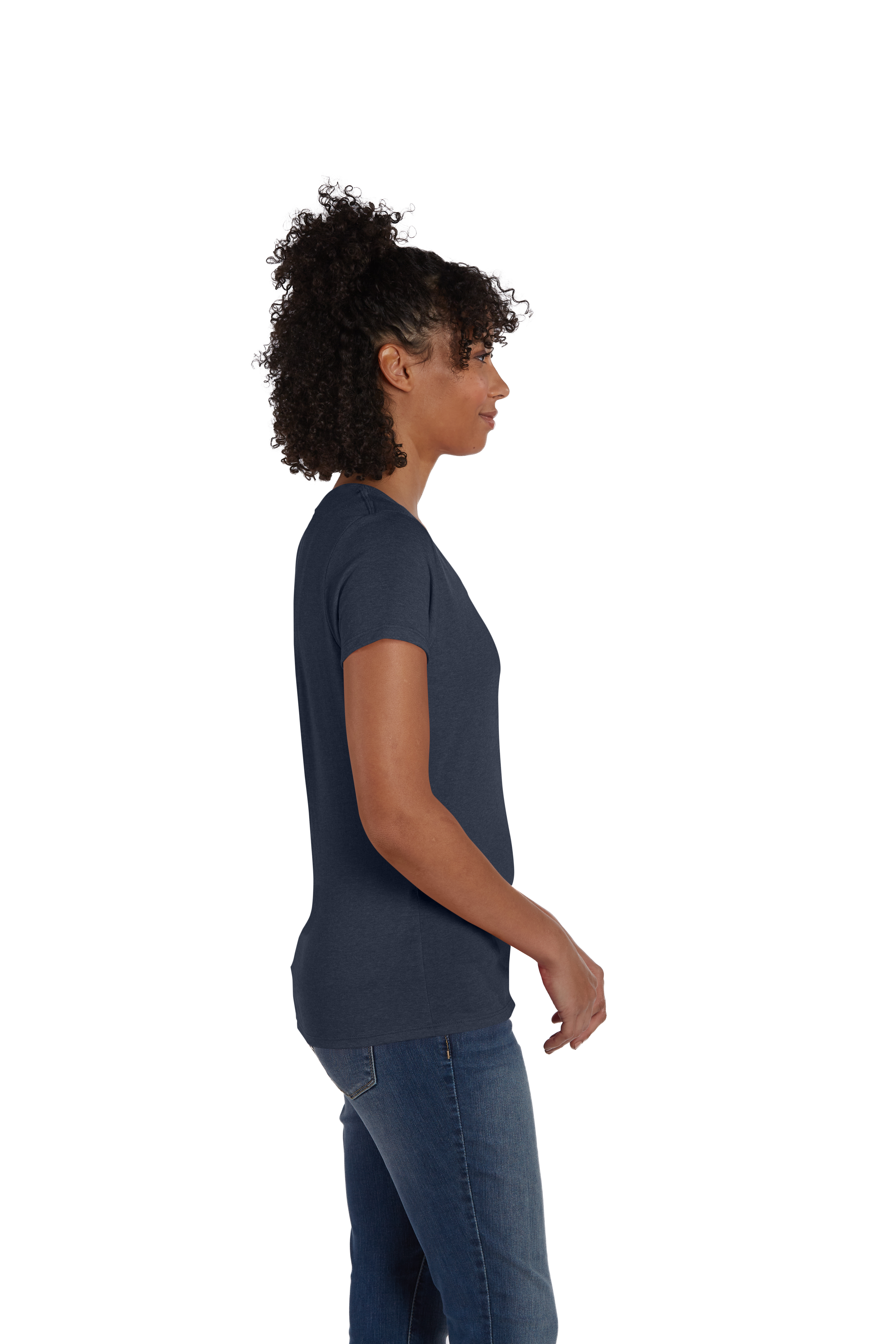 Hanes 42VT Navy Triblend