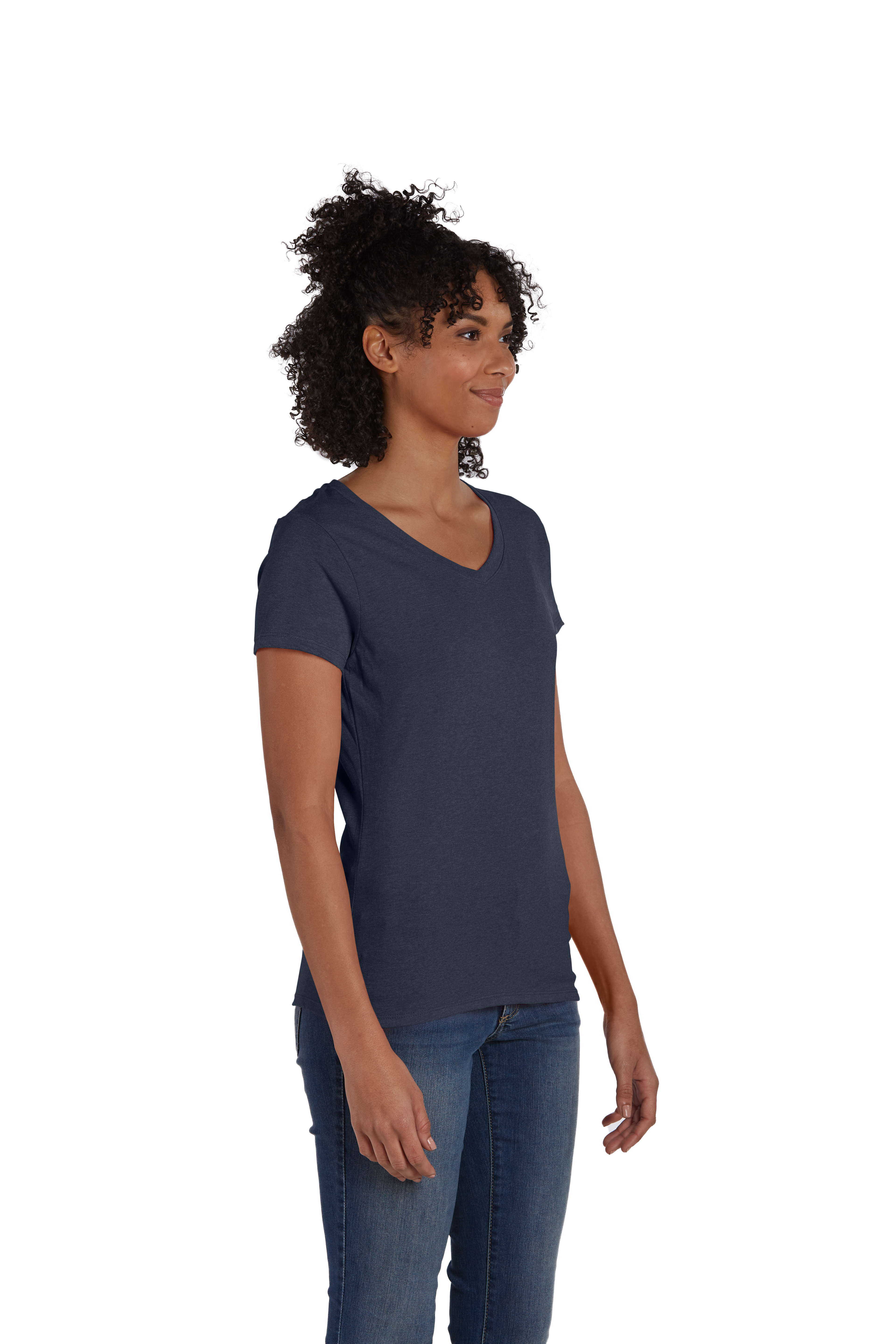 Hanes 42VT Navy Triblend