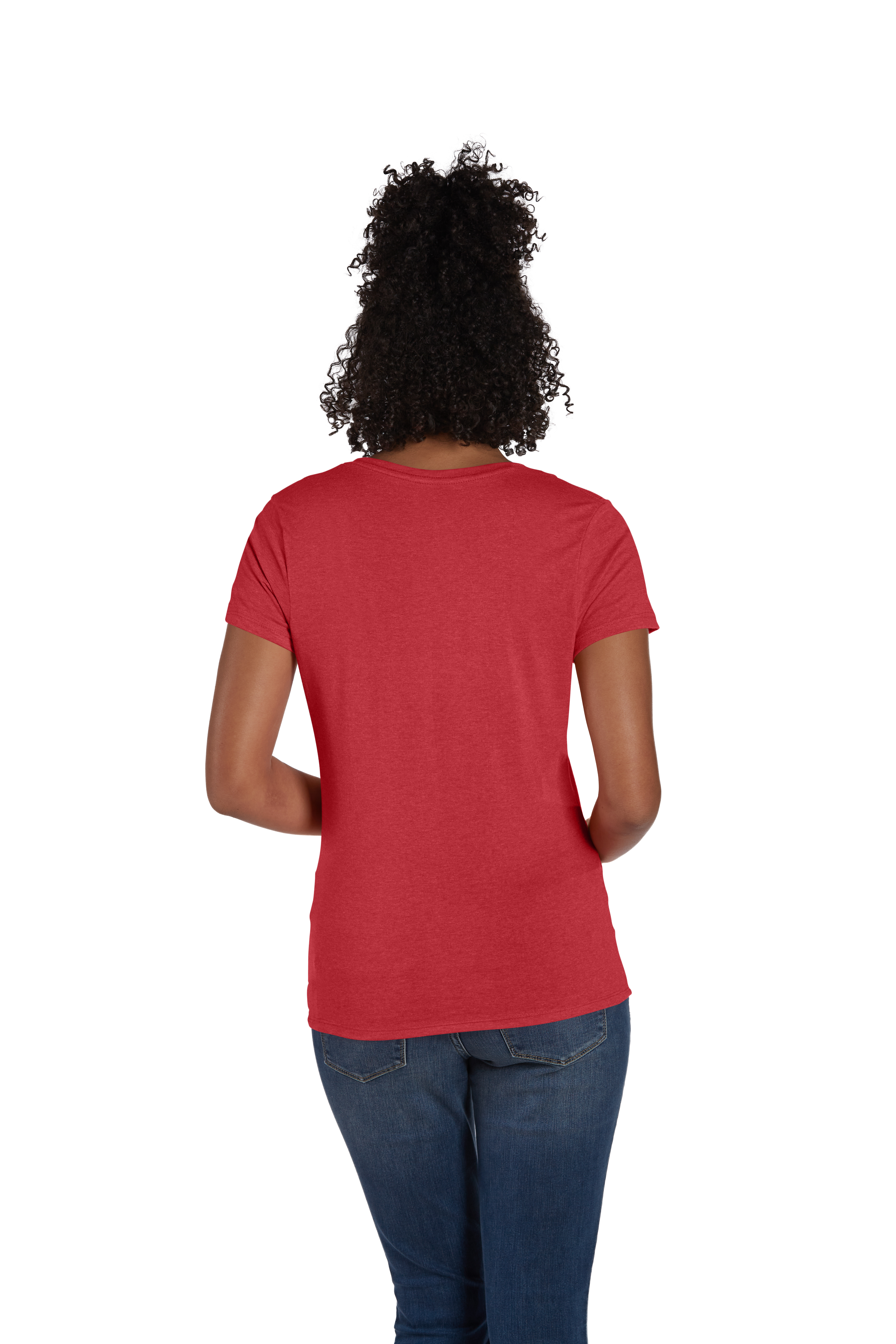 Hanes 42VT Red Triblend