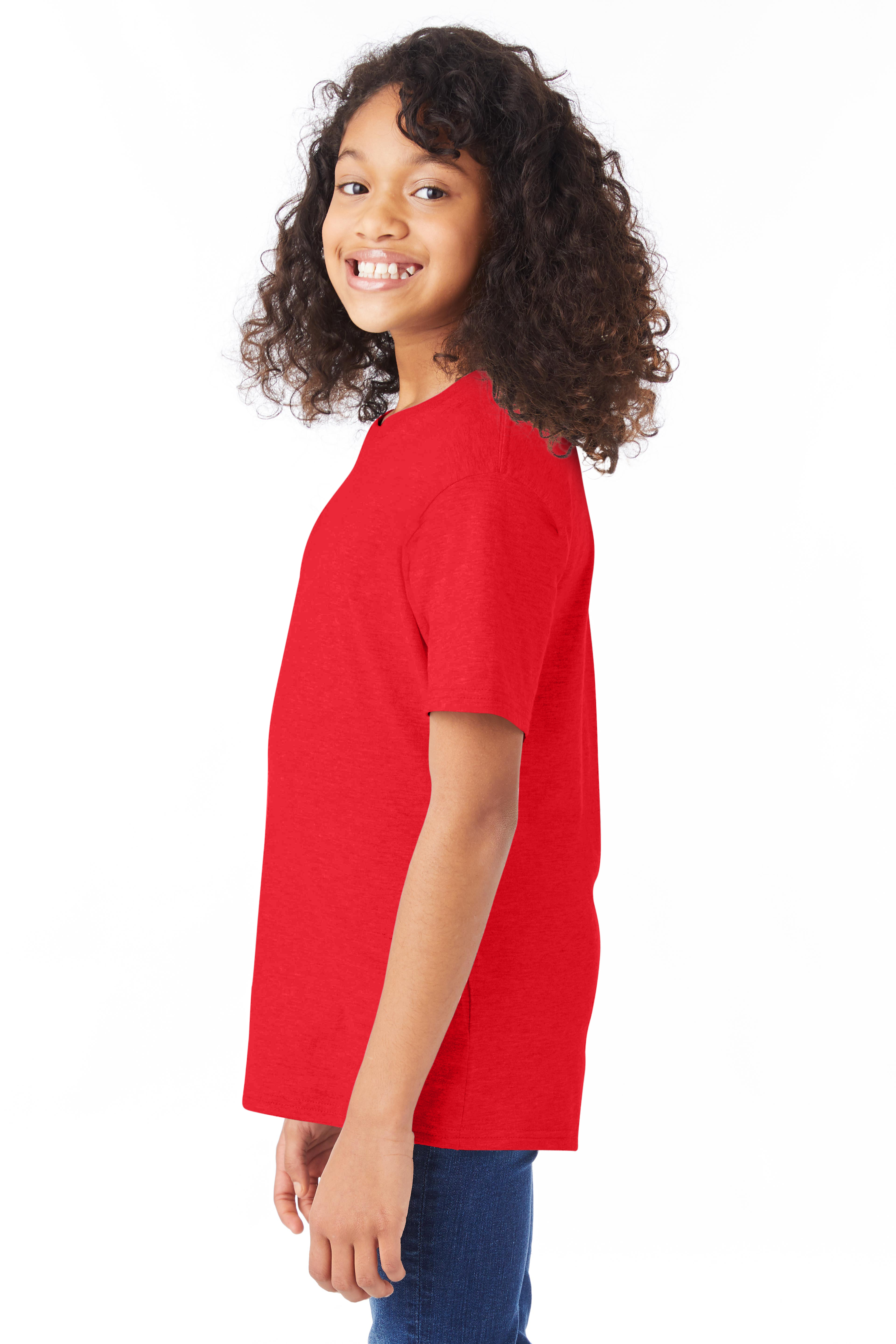 Hanes 498Y Athletic Red