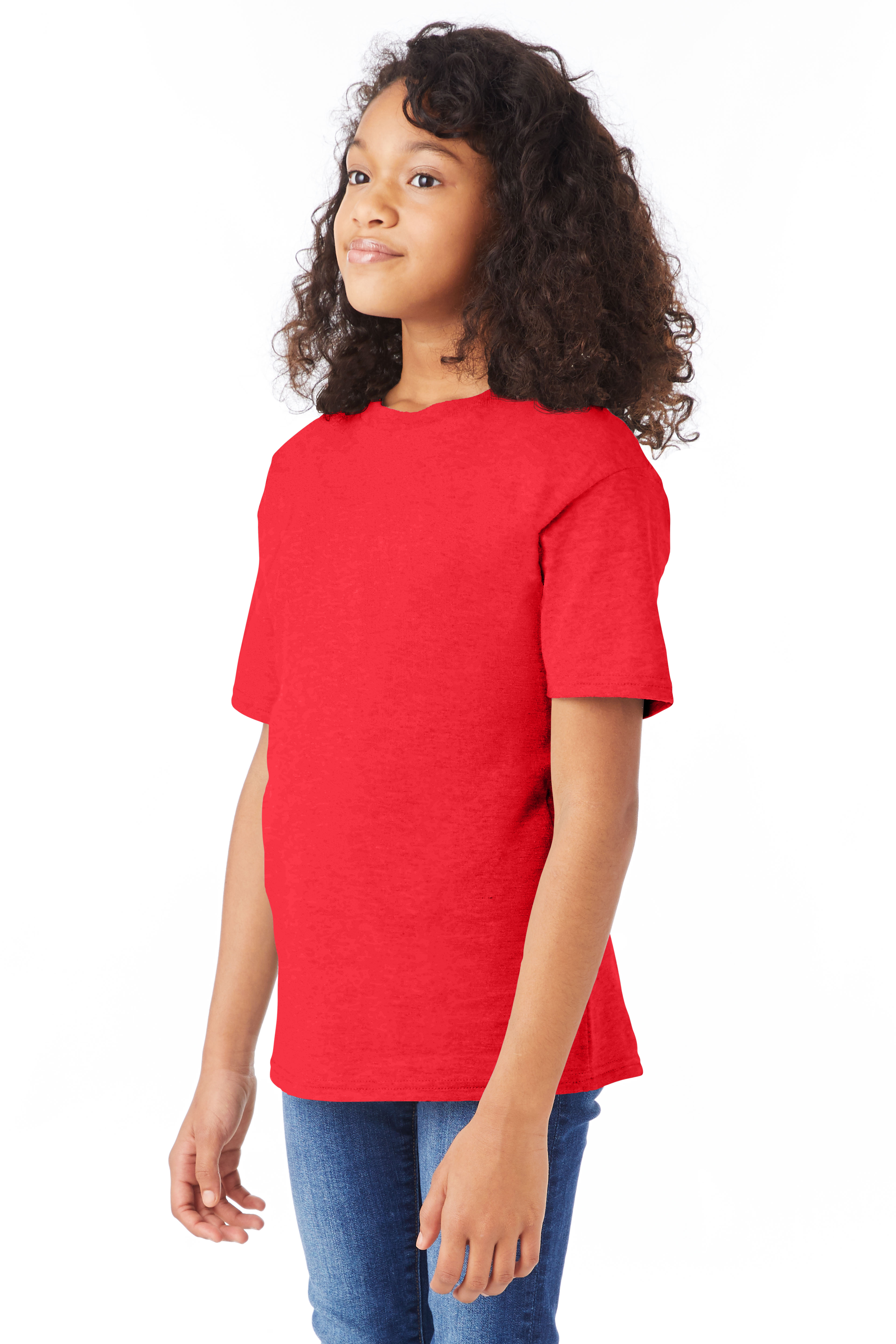 Hanes 498Y Athletic Red