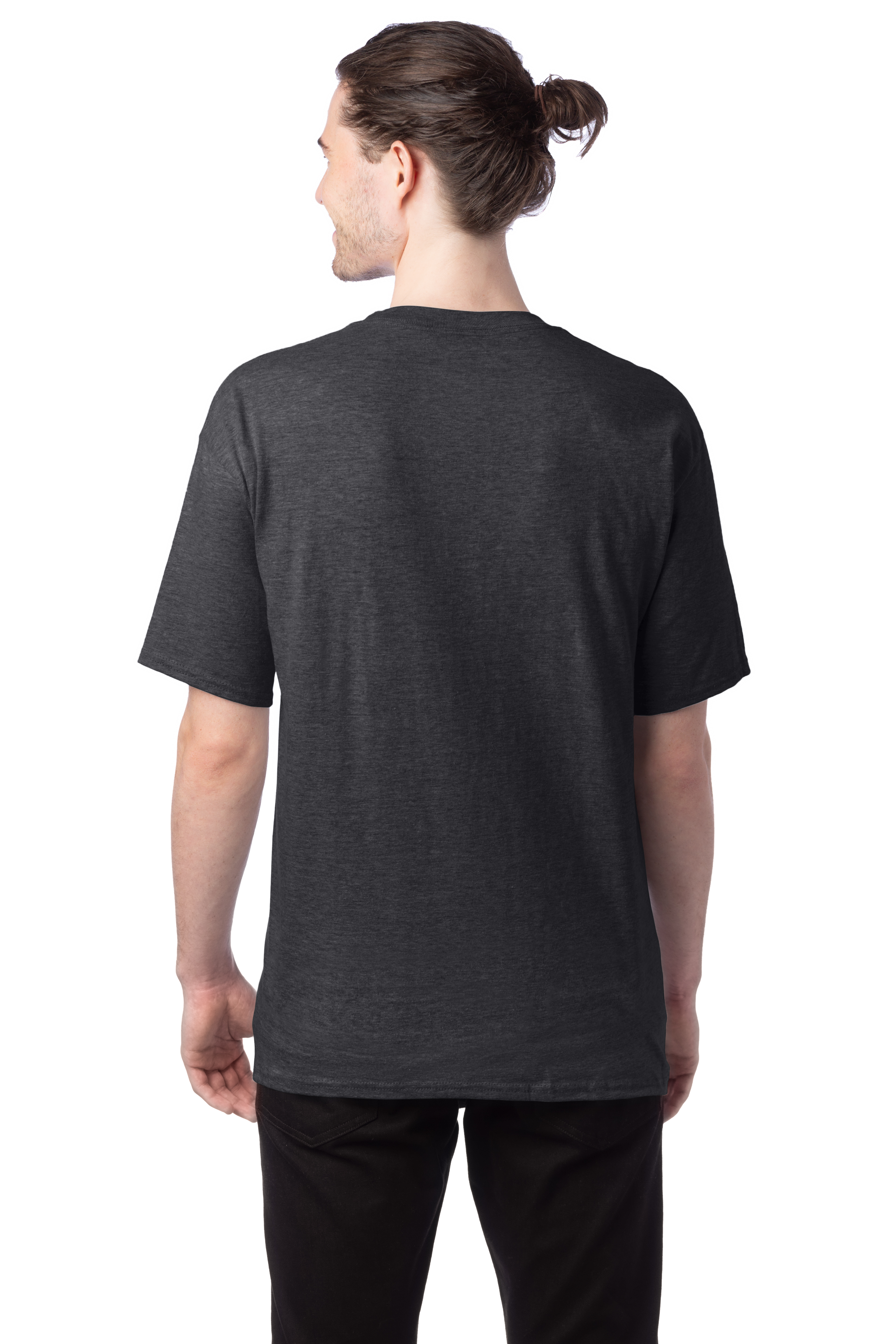 Hanes 518T Charcoal Heather