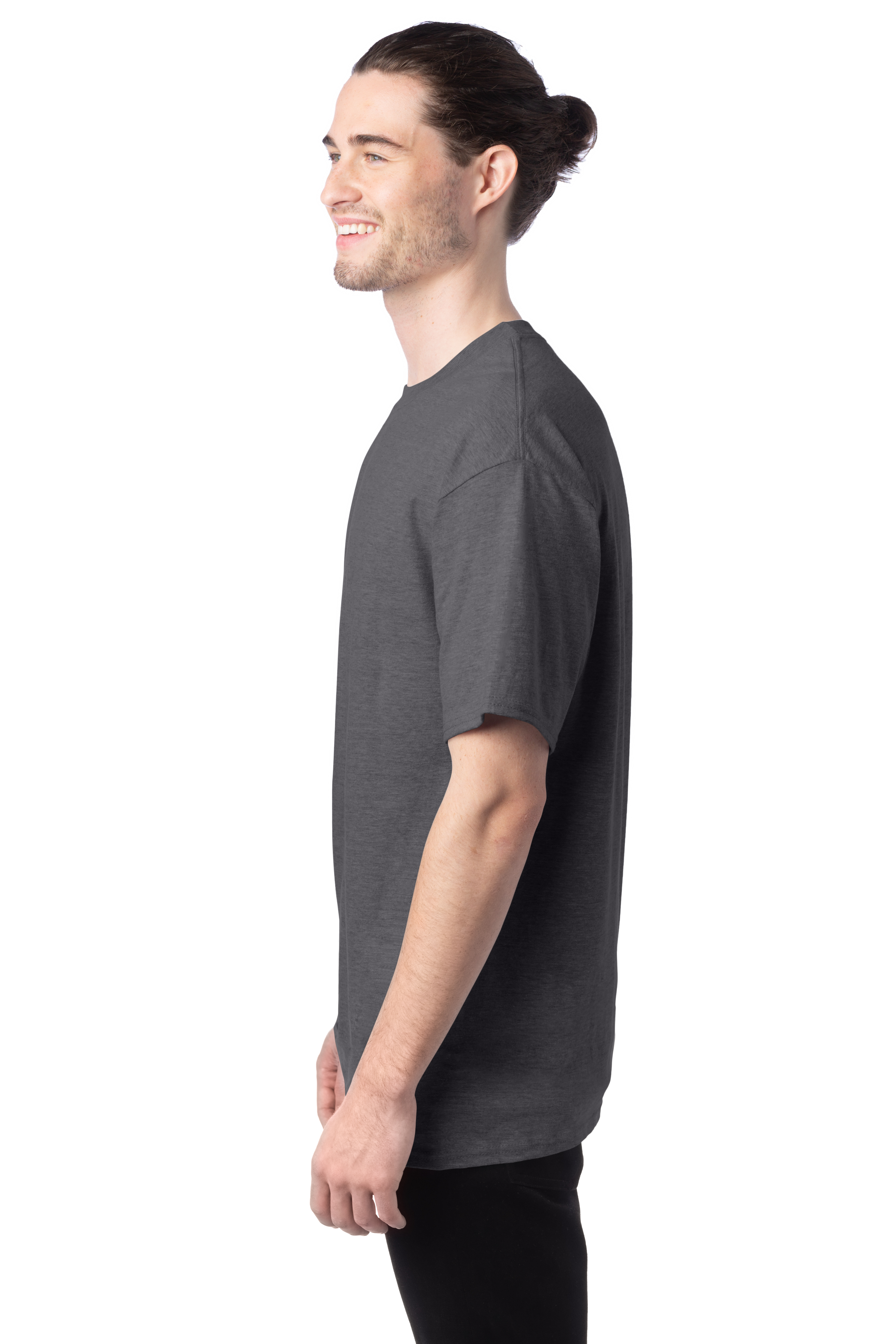 Hanes 518T Smoke Gray