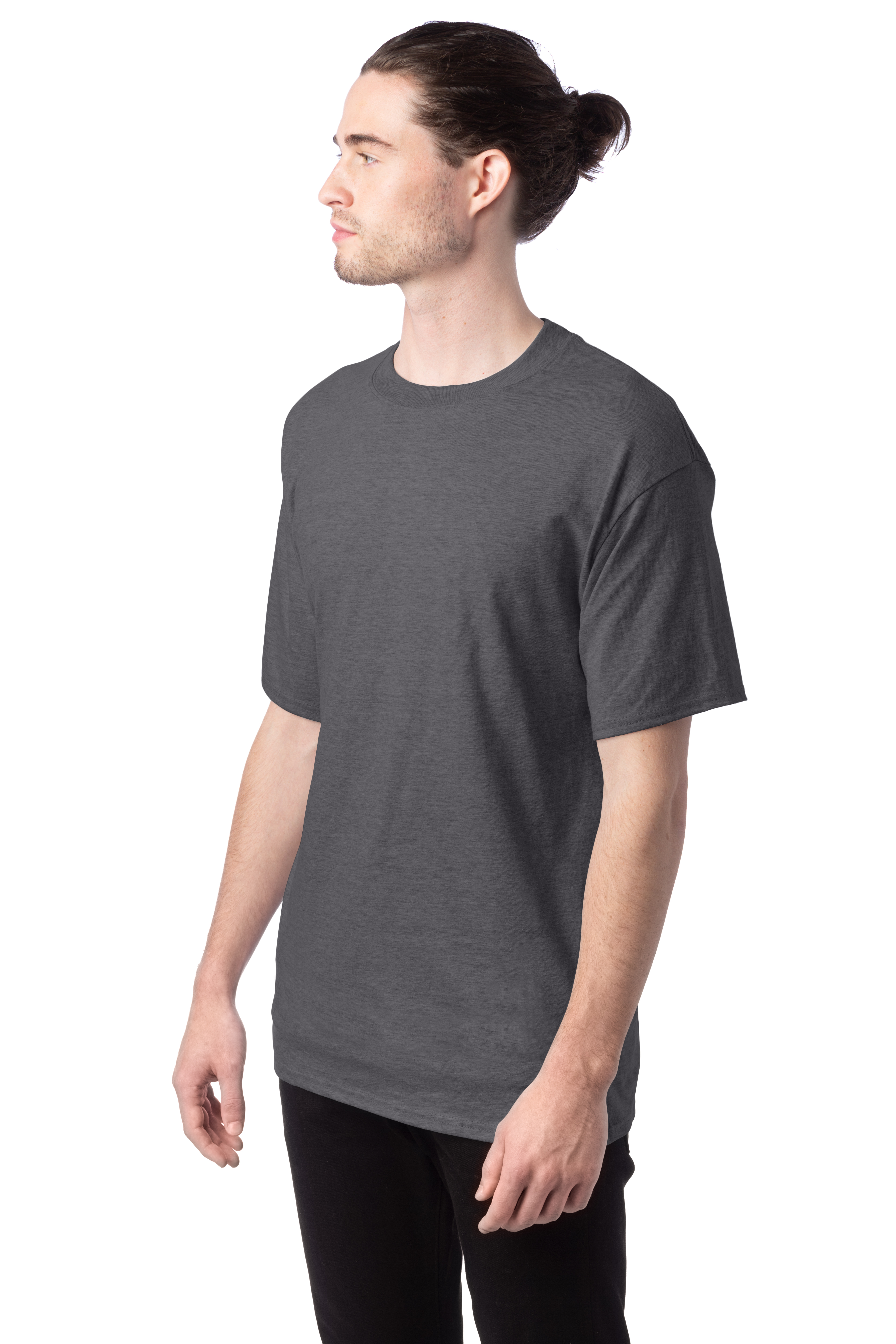 Hanes 518T Smoke Gray
