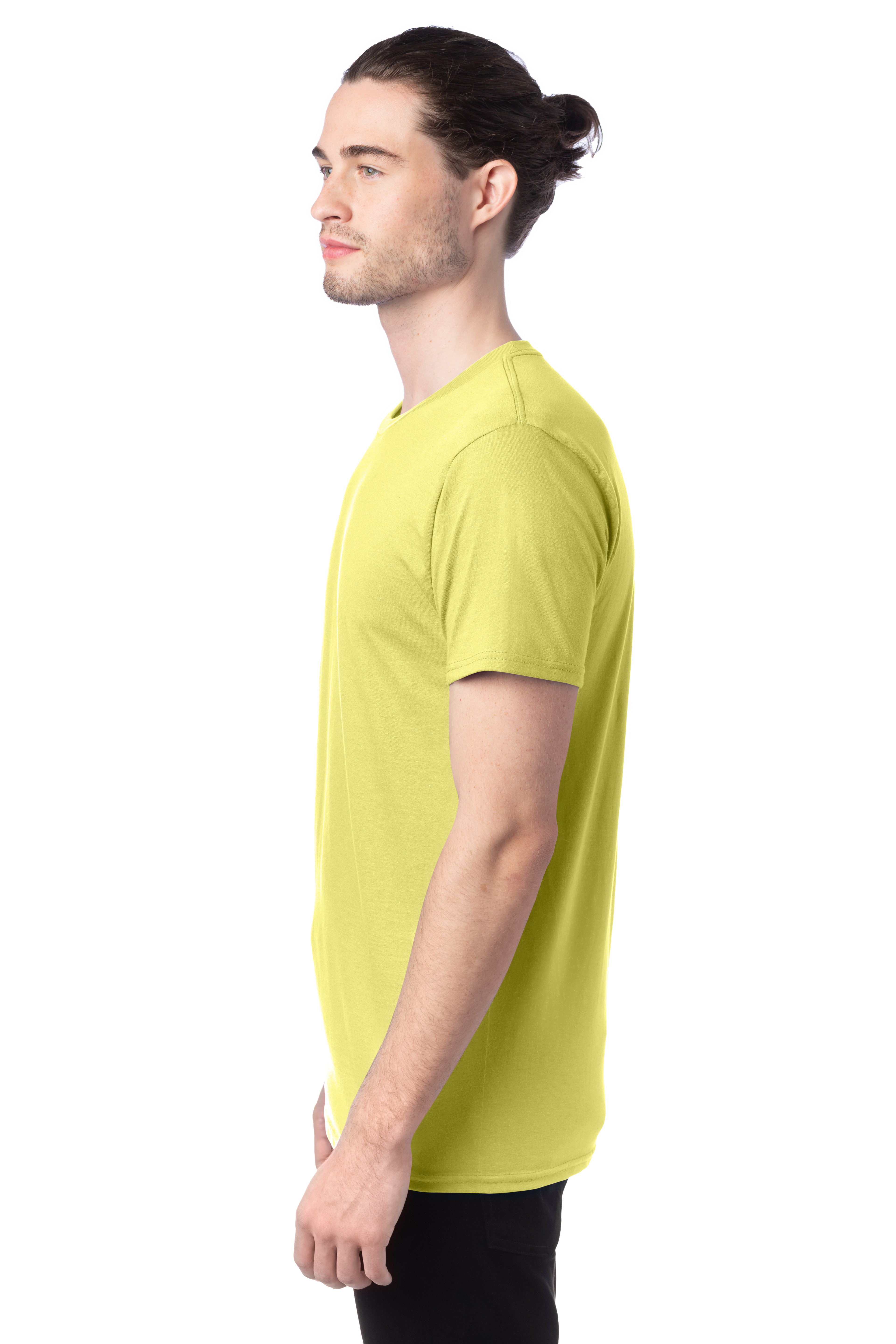 Hanes Perfect T Short Sleeve Tee 4980 Yellow | Jiffy