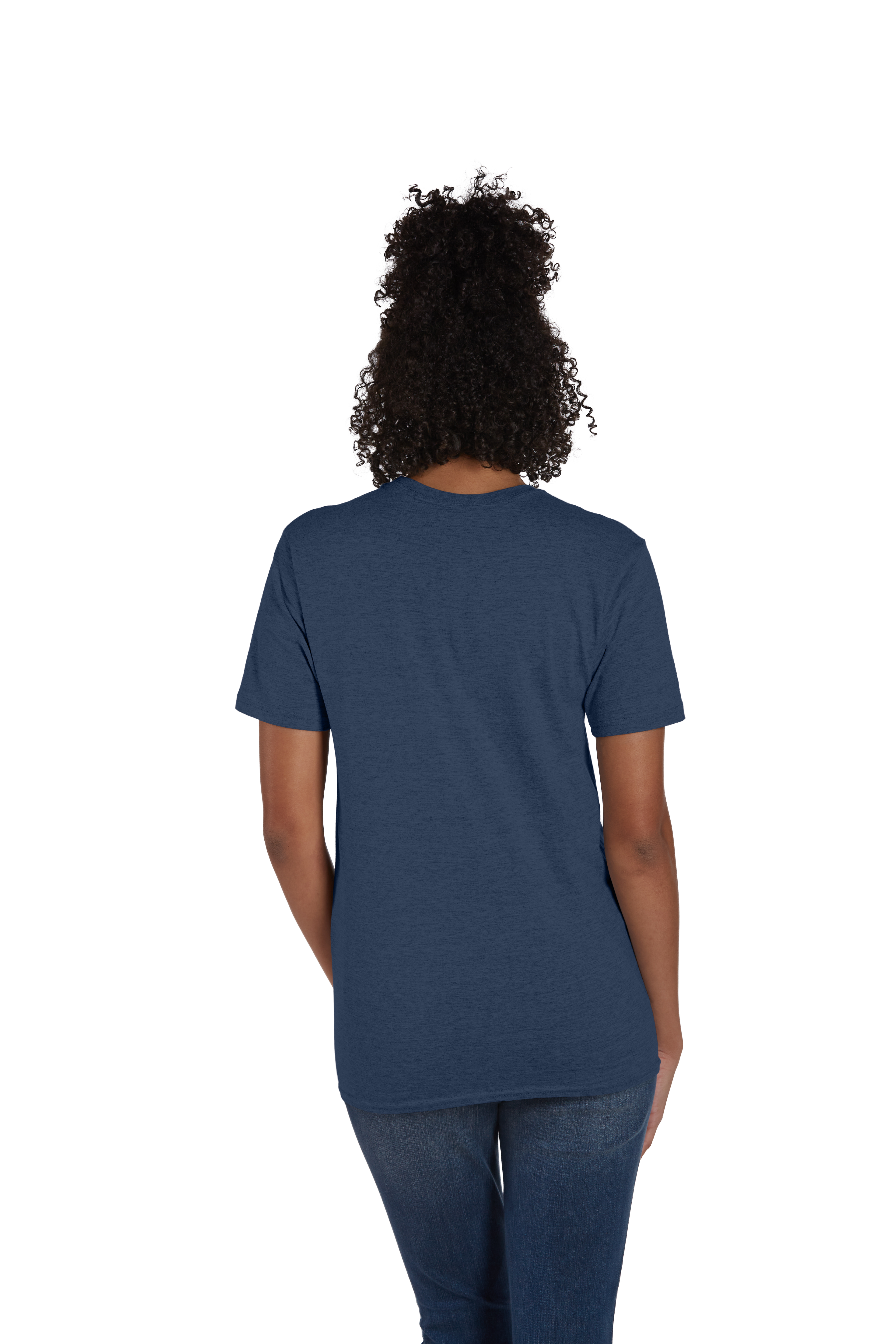 Hanes 4980 Heather Navy