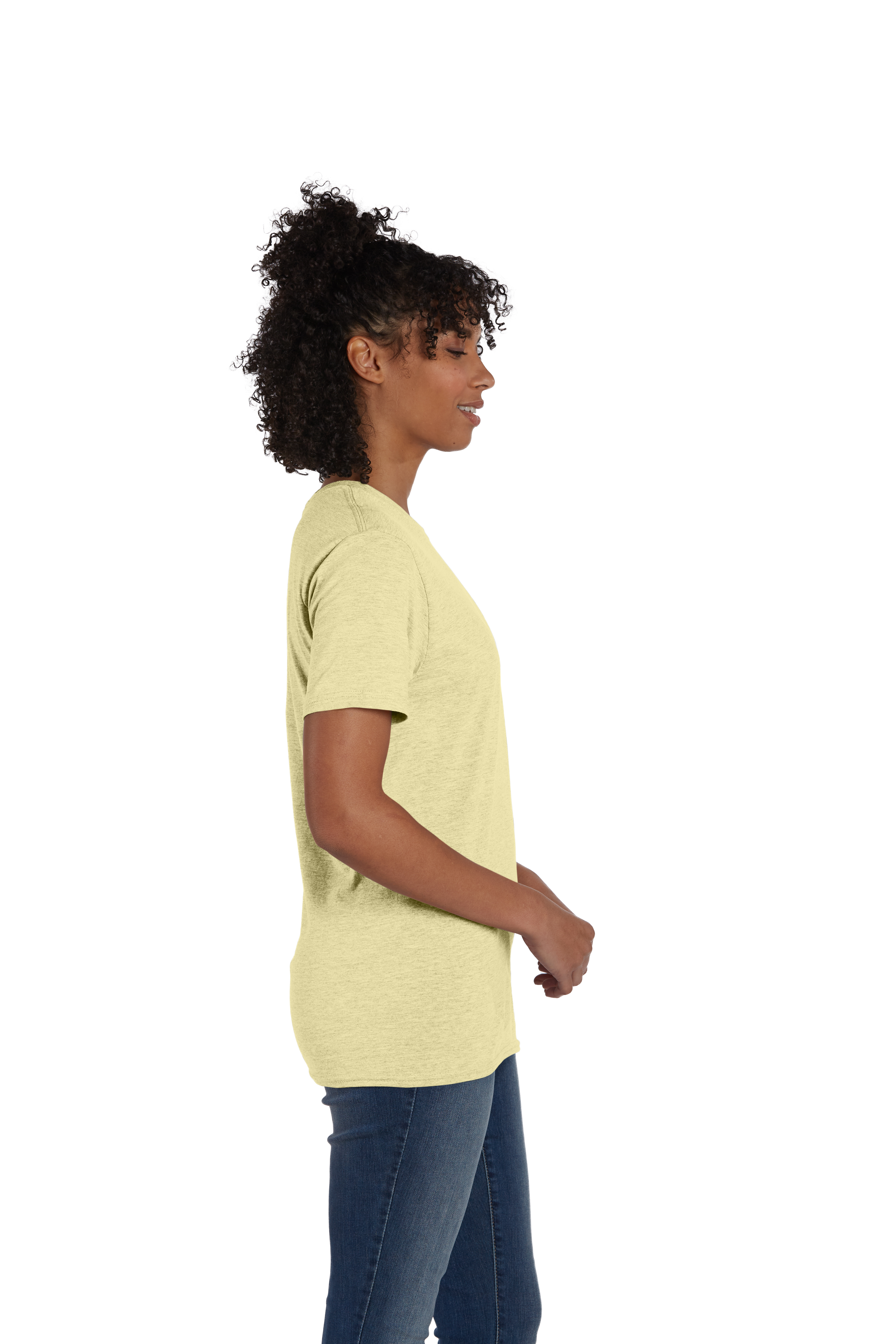 Hanes 4980 Lemon Meringue Heather