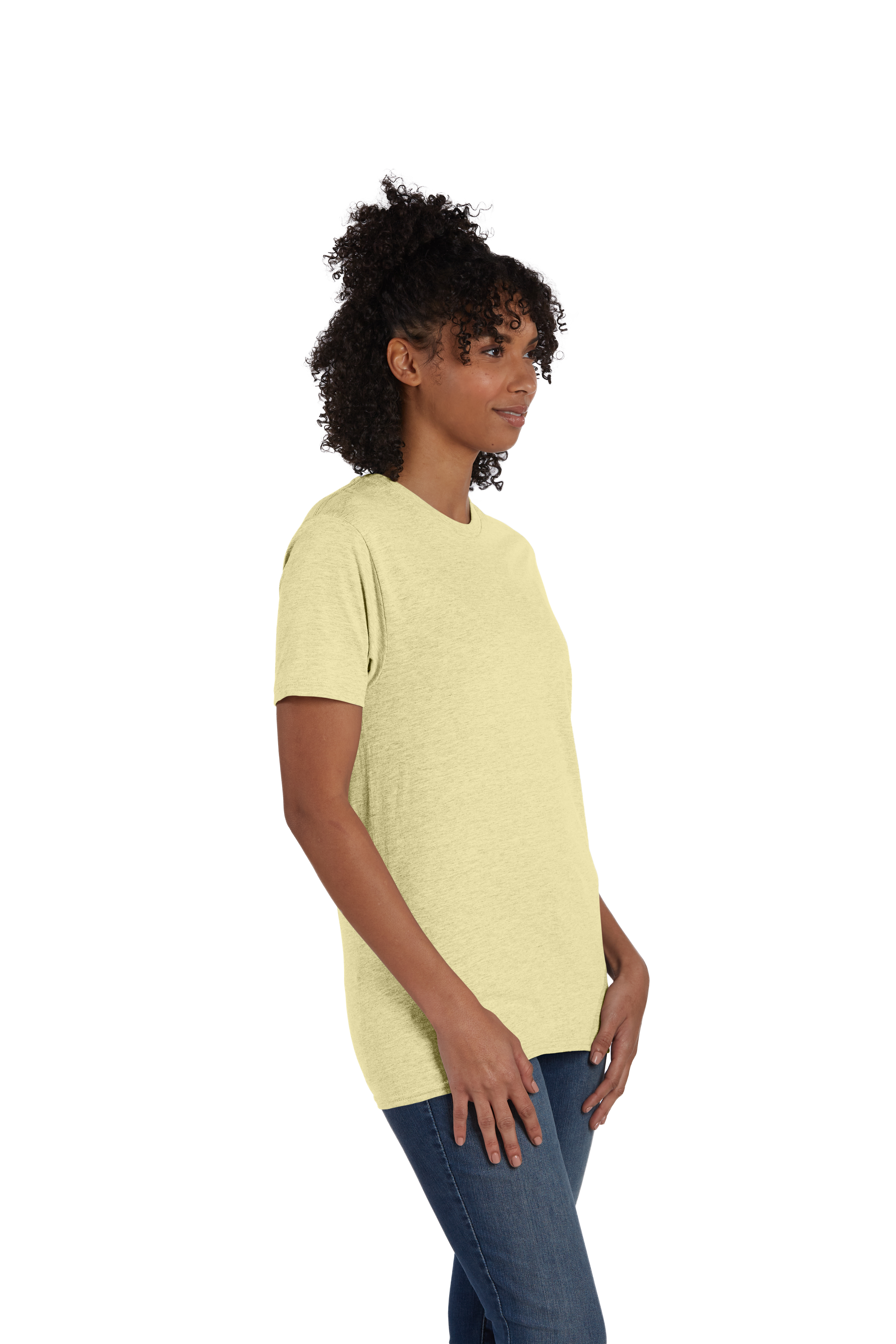 Hanes 4980 Lemon Meringue Heather