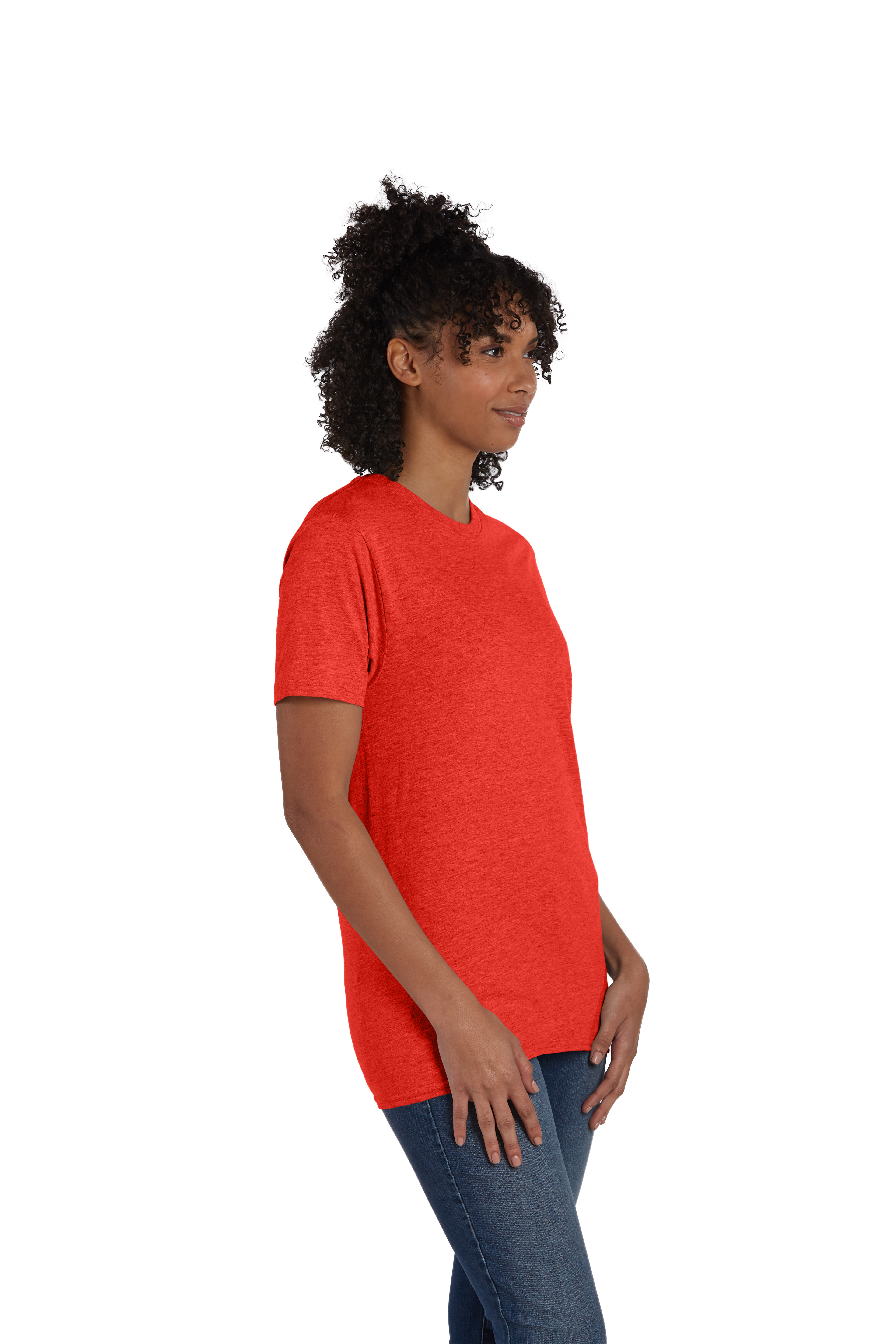 Hanes 4980 Poppy Heather