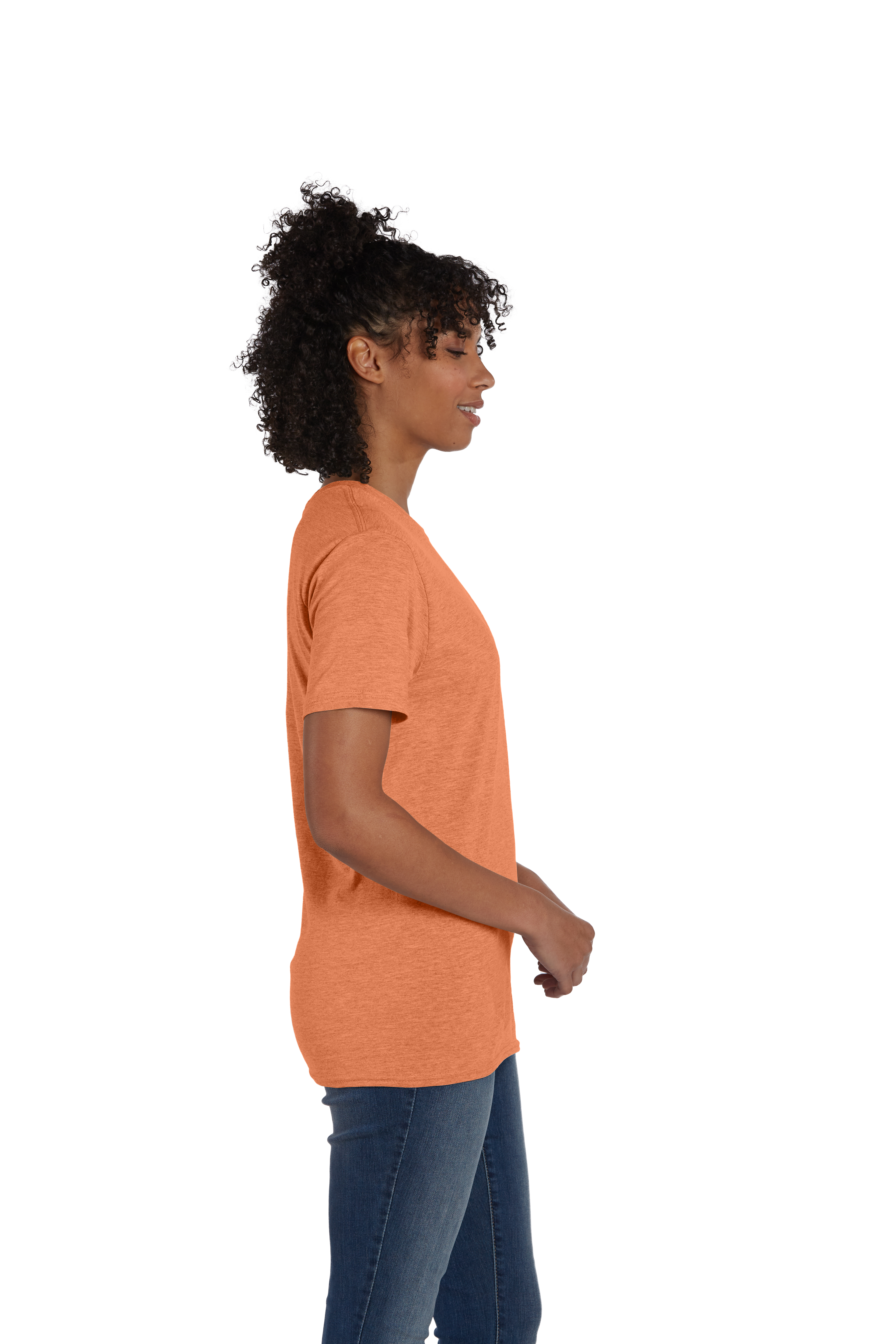 Hanes 4980 Pumpkin Heather