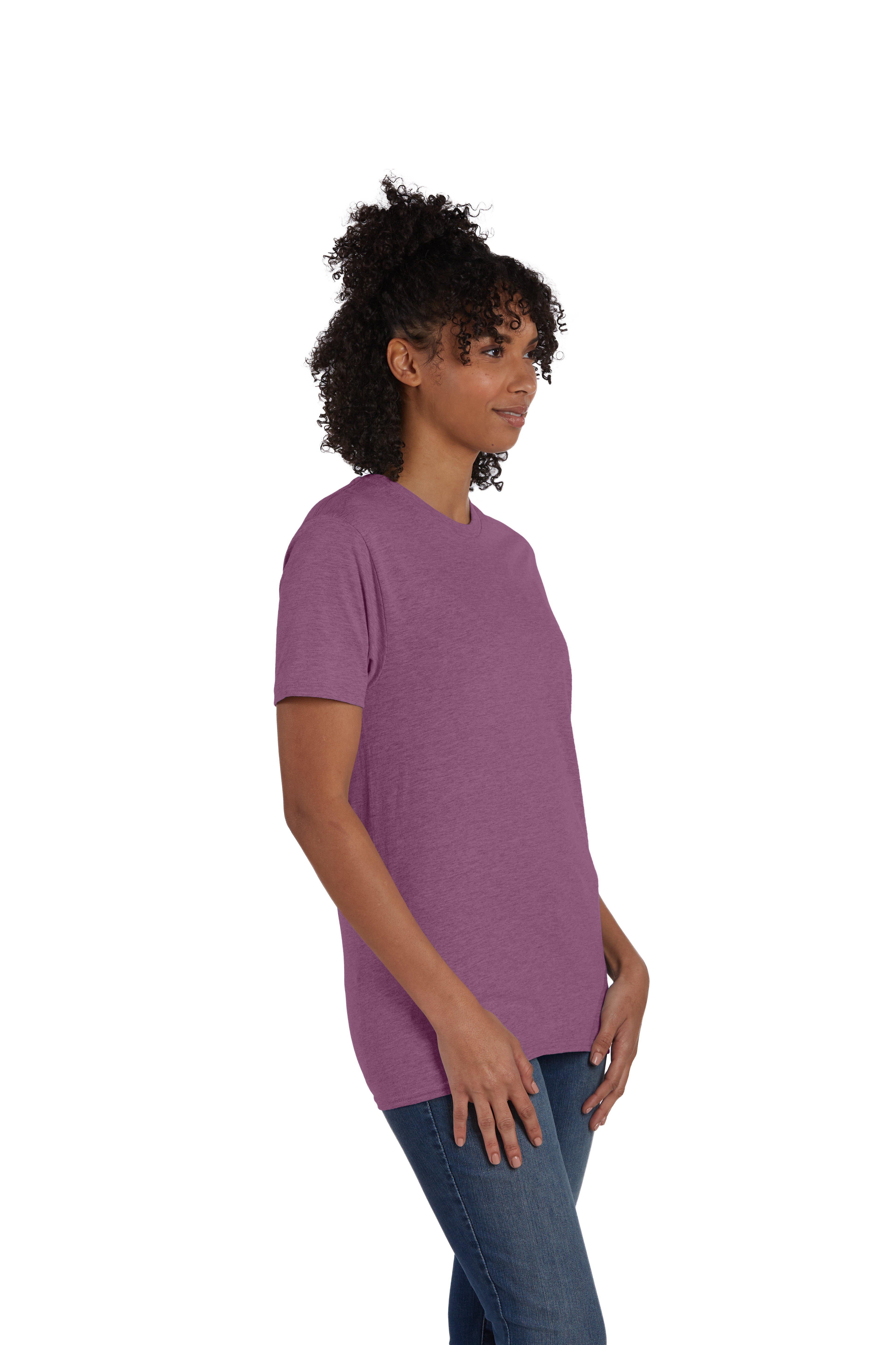 Hanes 4980 Purple Rain Heather