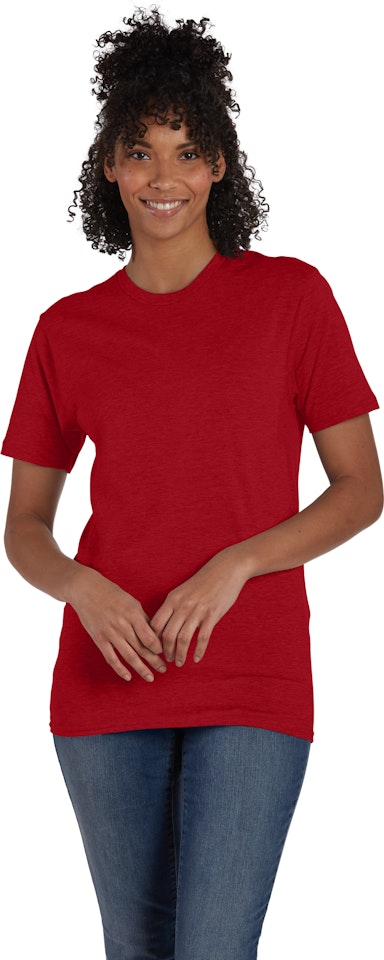 Hanes 4980 Red Pepper Heather