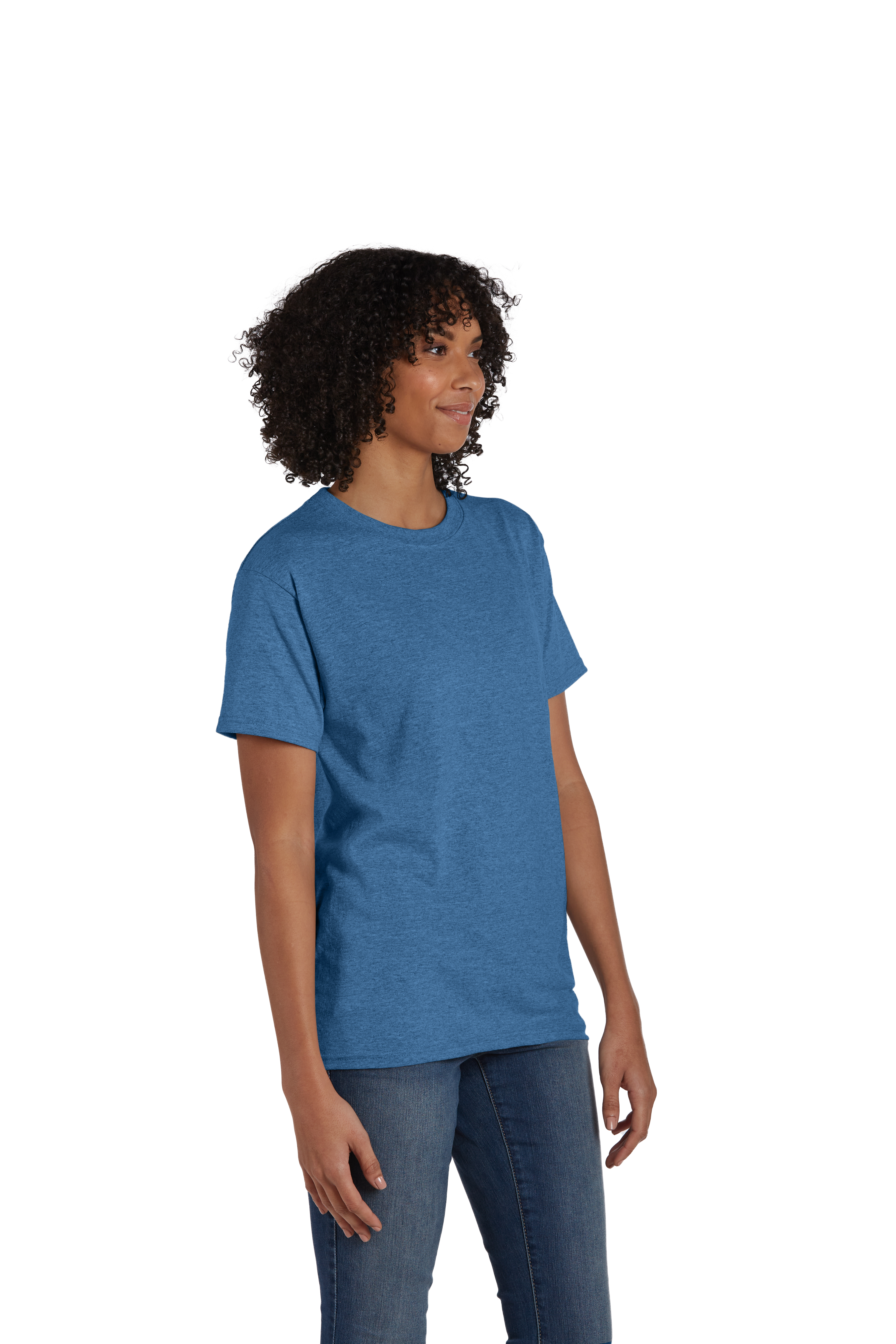 Hanes 5170 Heather Blue