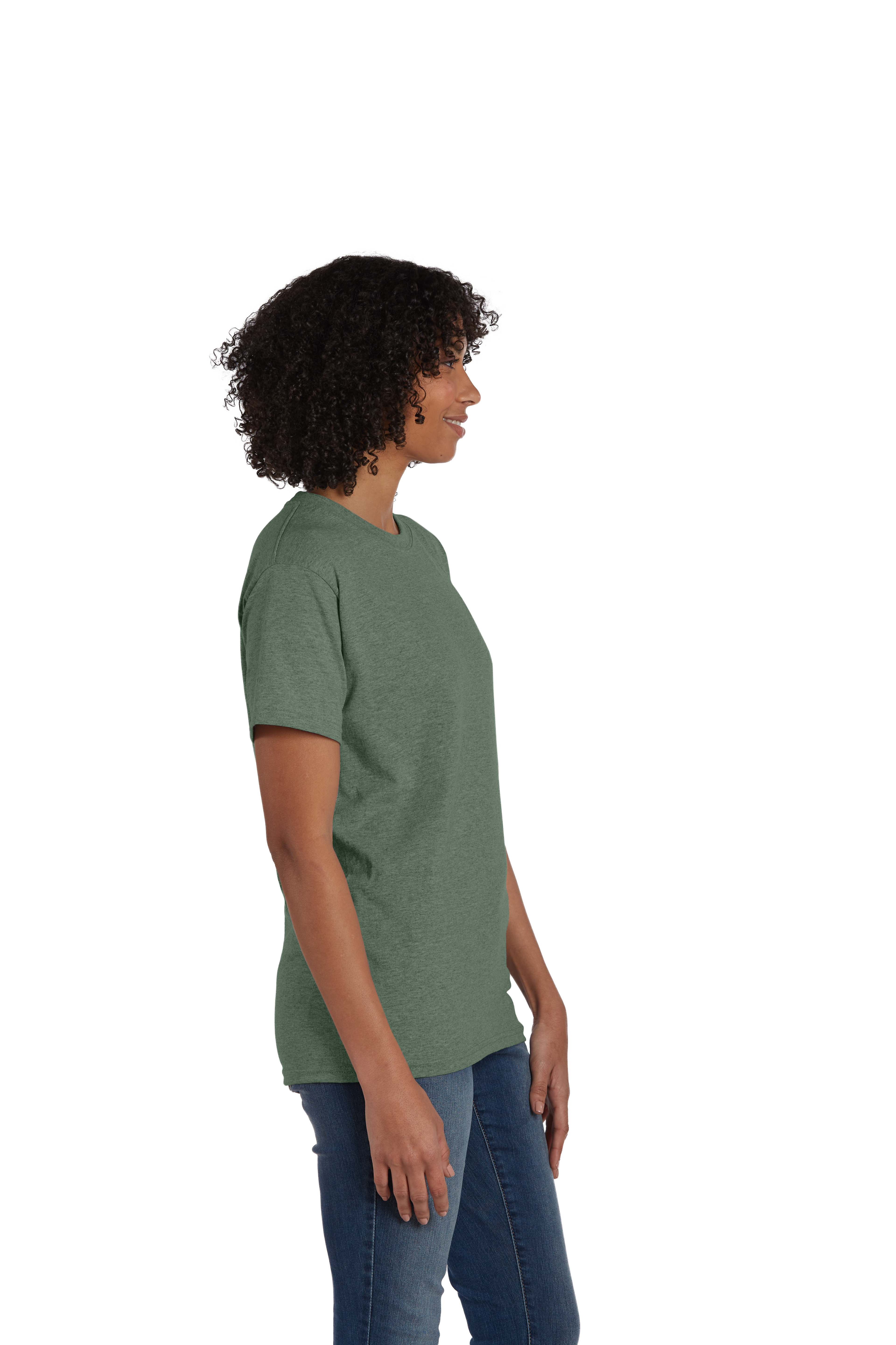 Hanes 5170 Heather Green