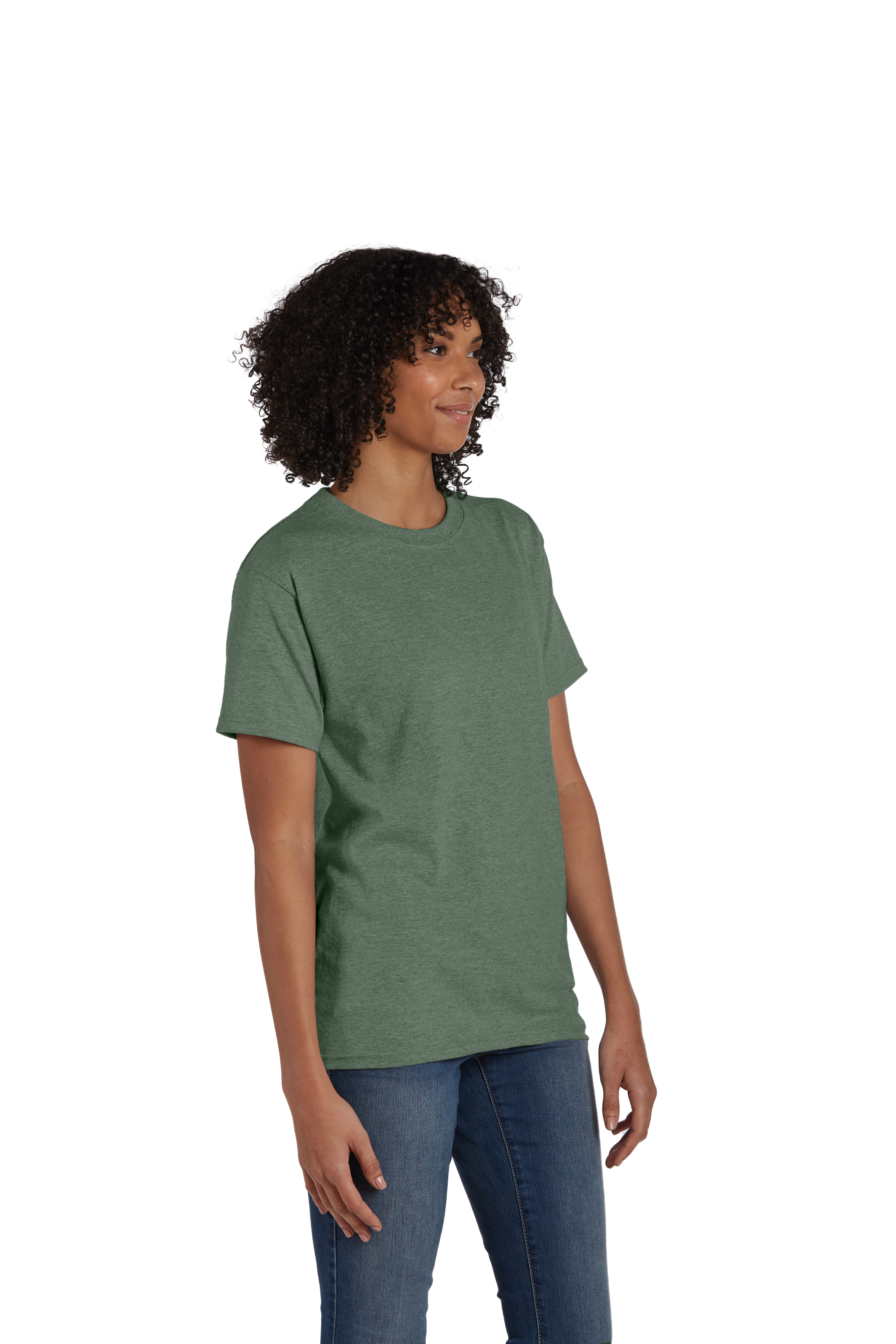 Hanes 5170 Heather Green