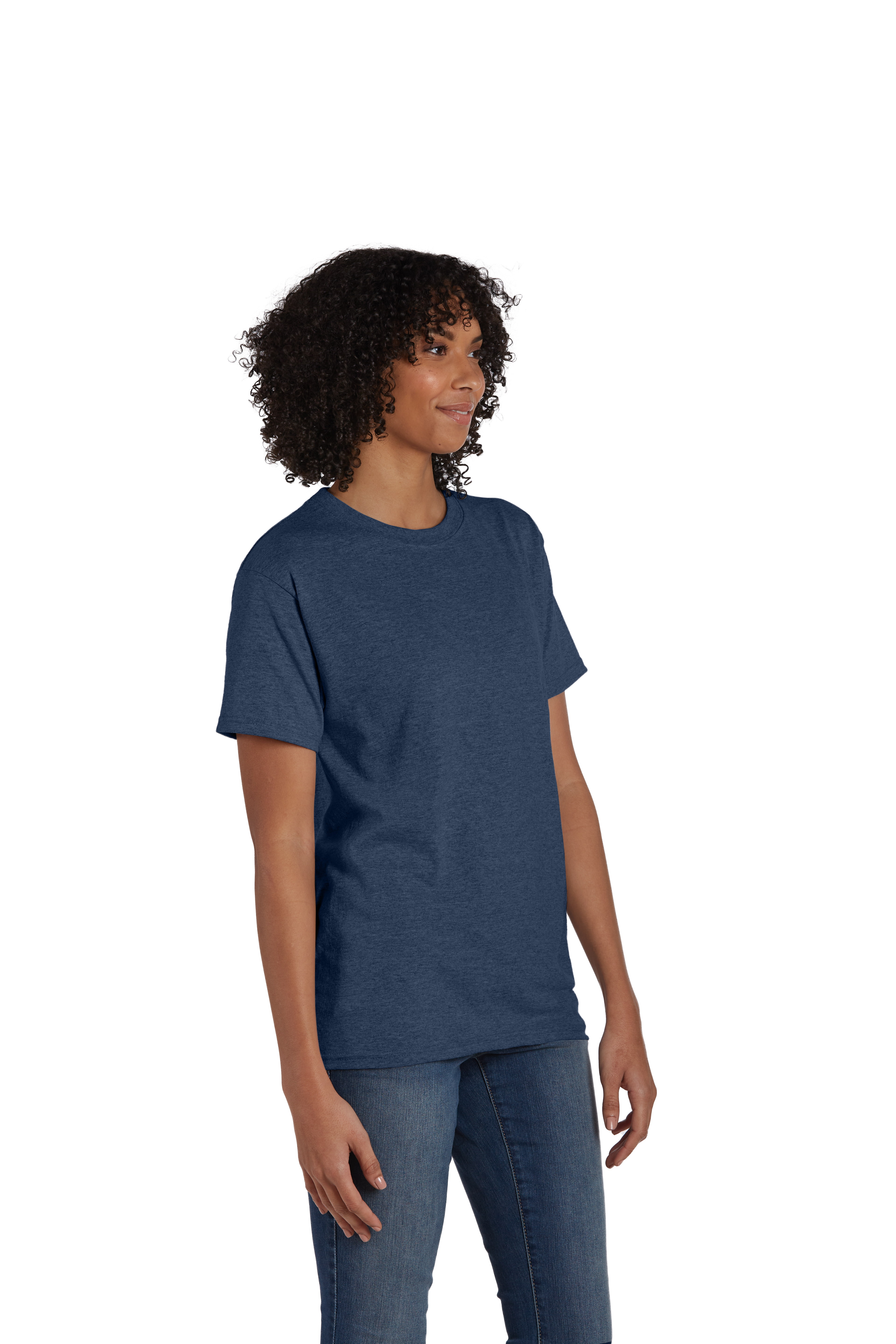Hanes 5170 Heather Navy