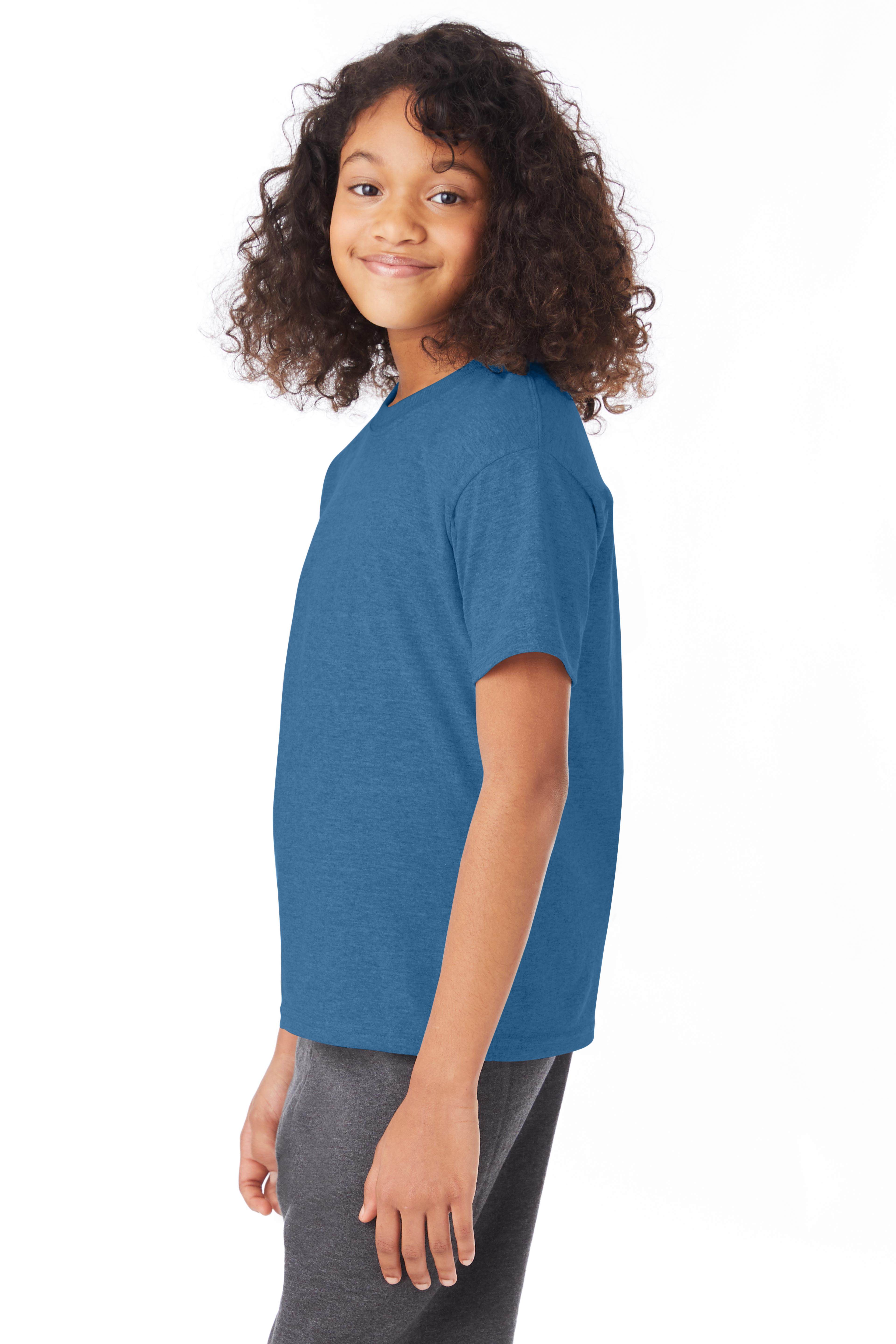 Hanes 5370 Heather Blue