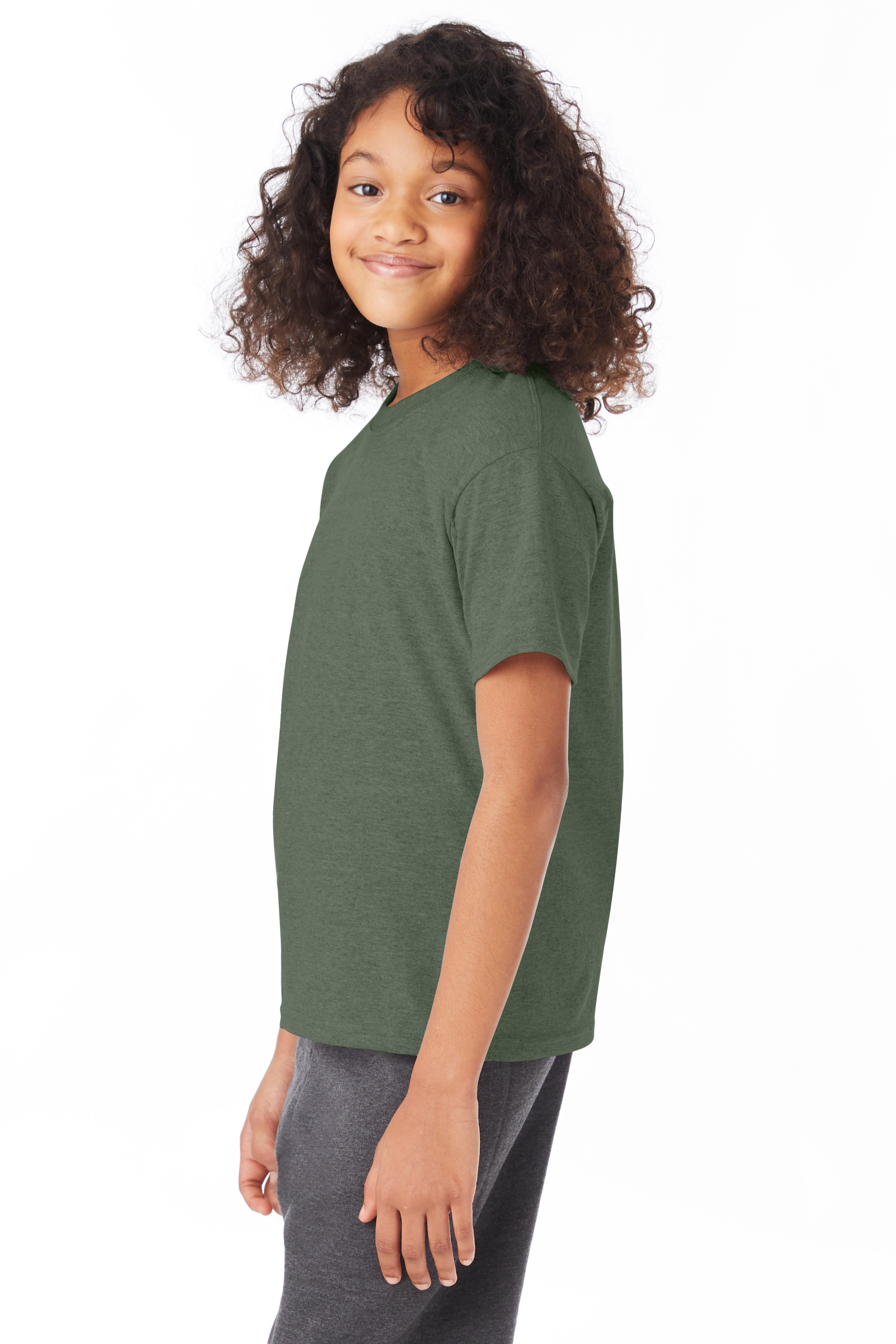 Hanes 5370 Heather Green