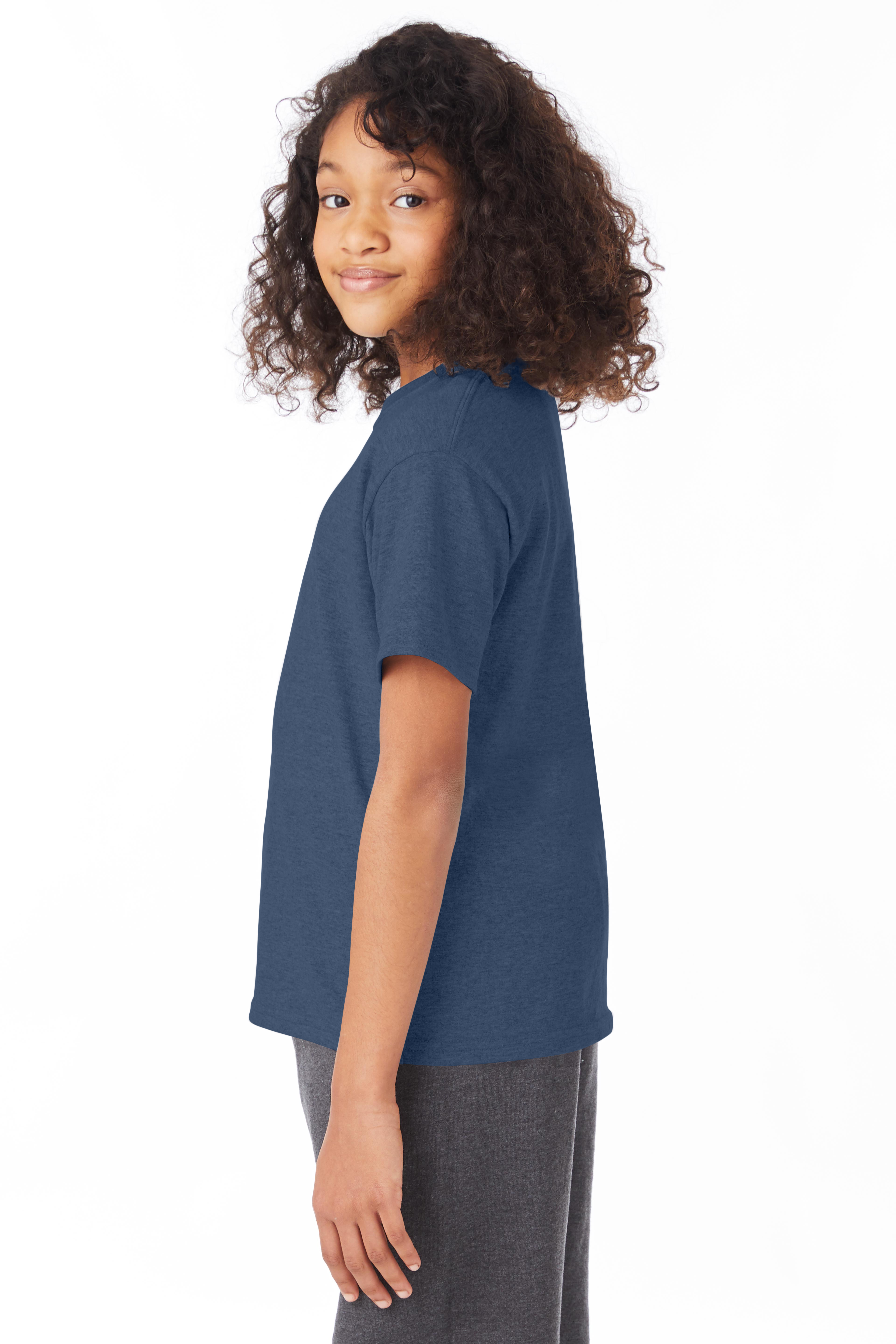 Hanes 5370 Heather Navy
