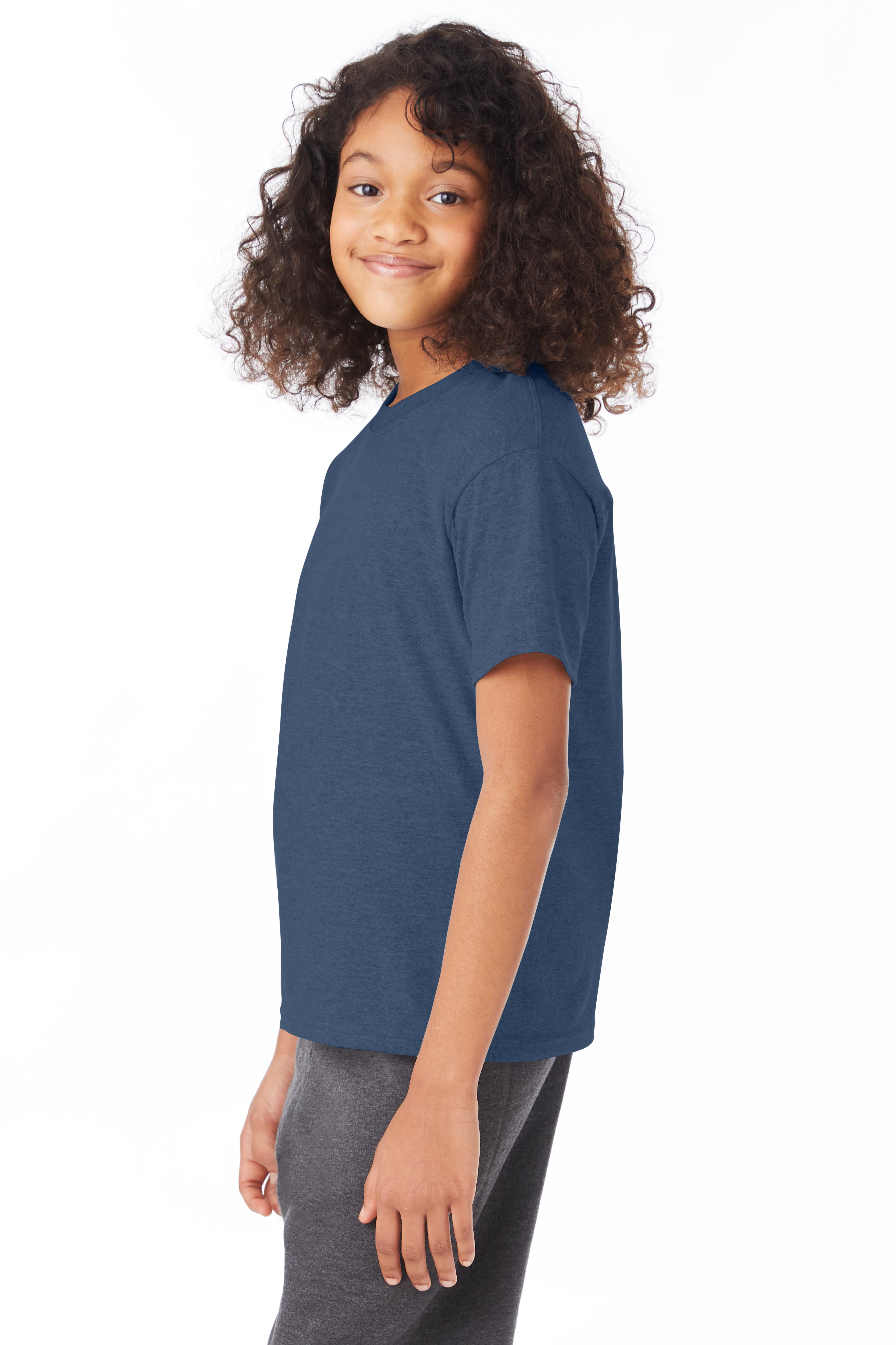 Hanes 5370 Heather Navy