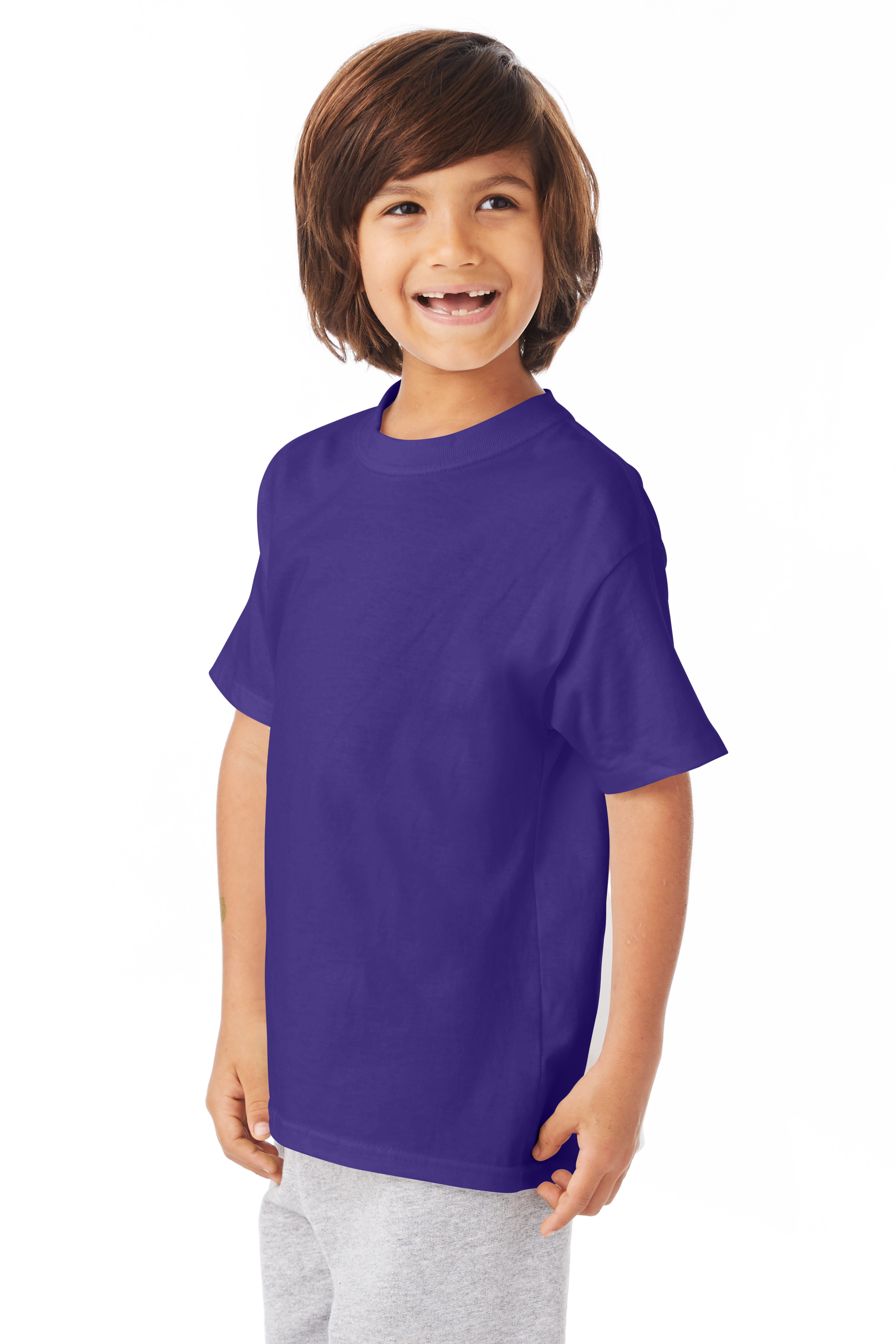 Hanes 54500 Purple