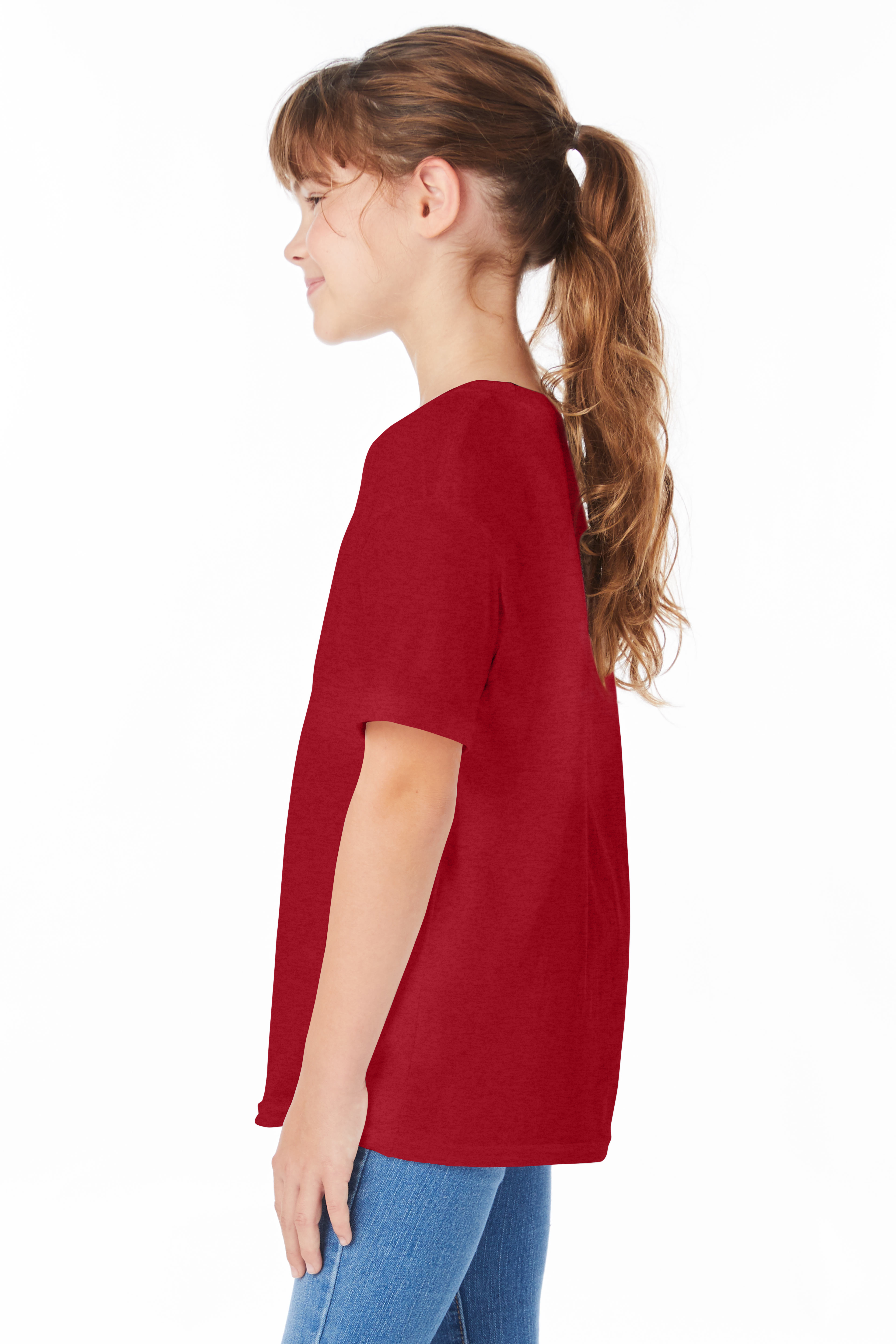 Hanes 5480 Red Pepper Heather