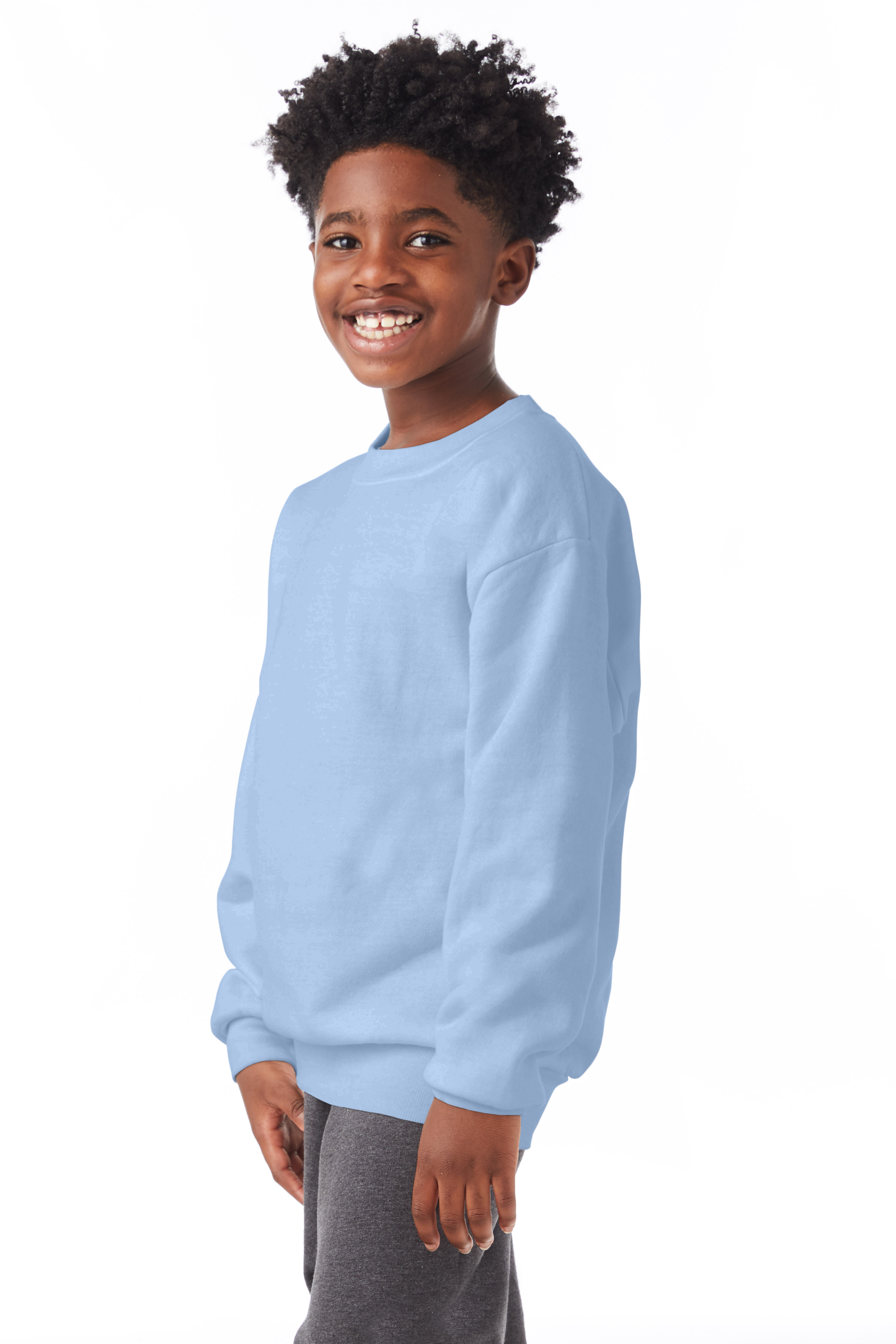 Pale blue sweatshirt best sale