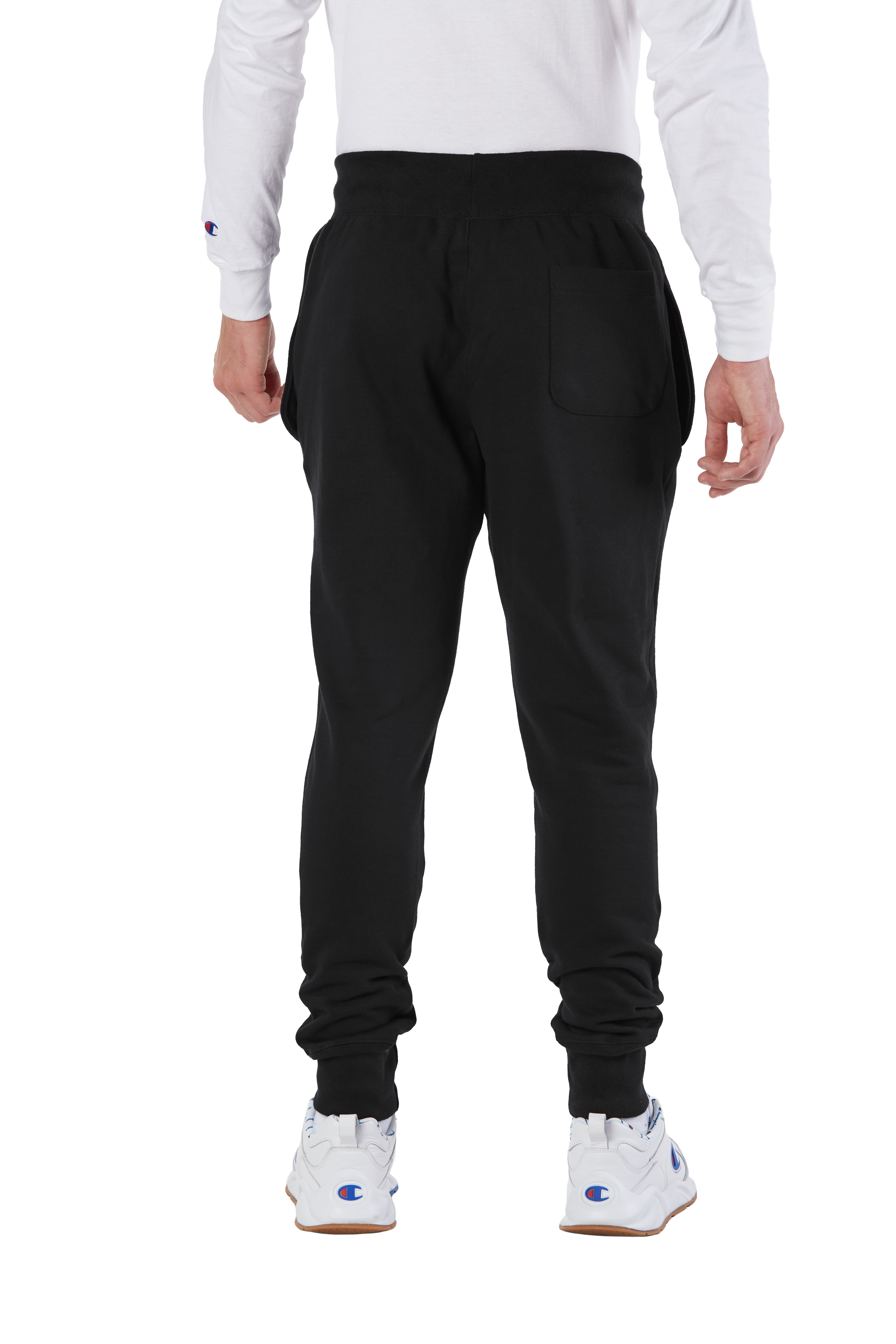 Champion Men's Reverse Weave Jogger Pant Rw25 Black | Jiffy