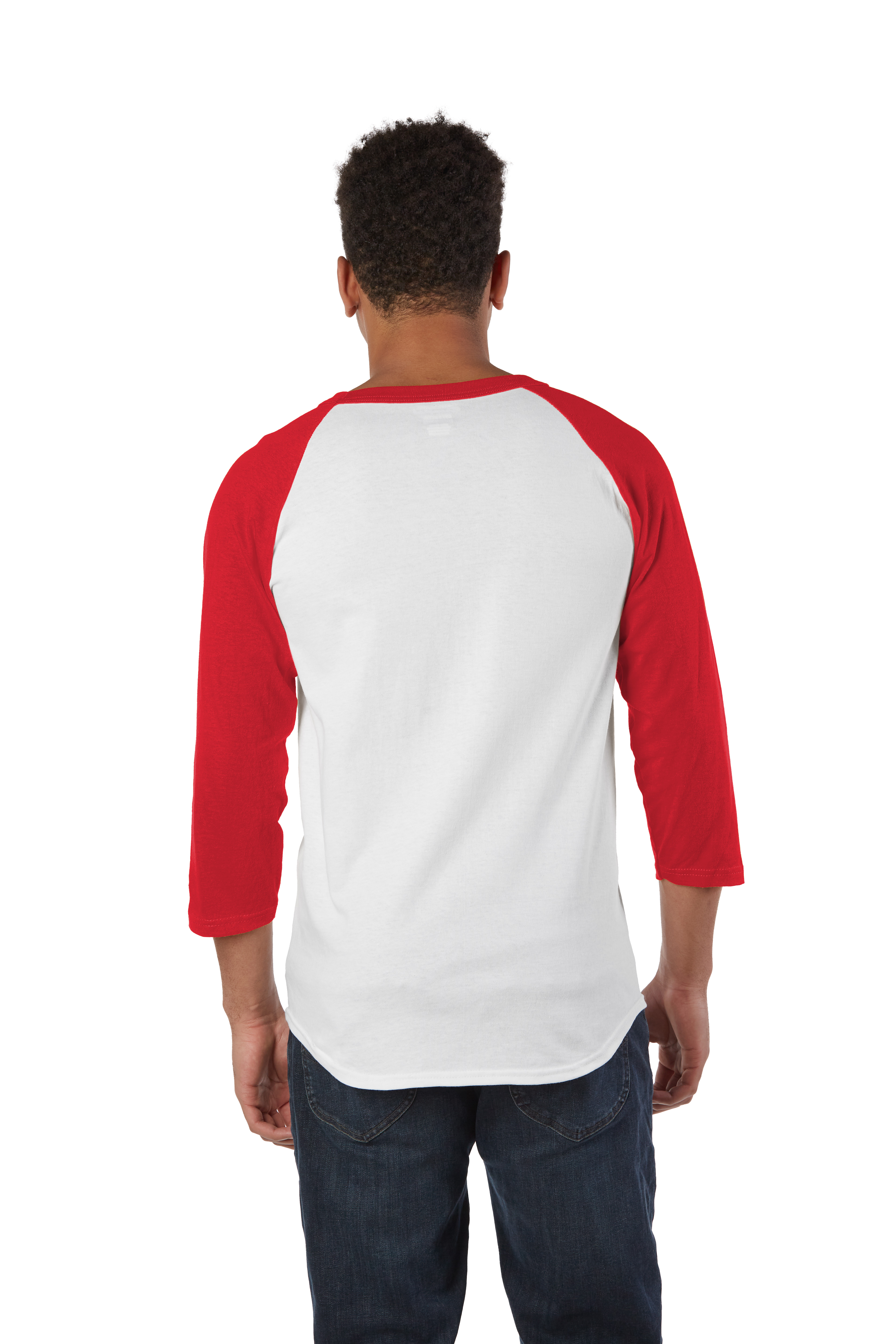 Champion T1397 White / Scarlet