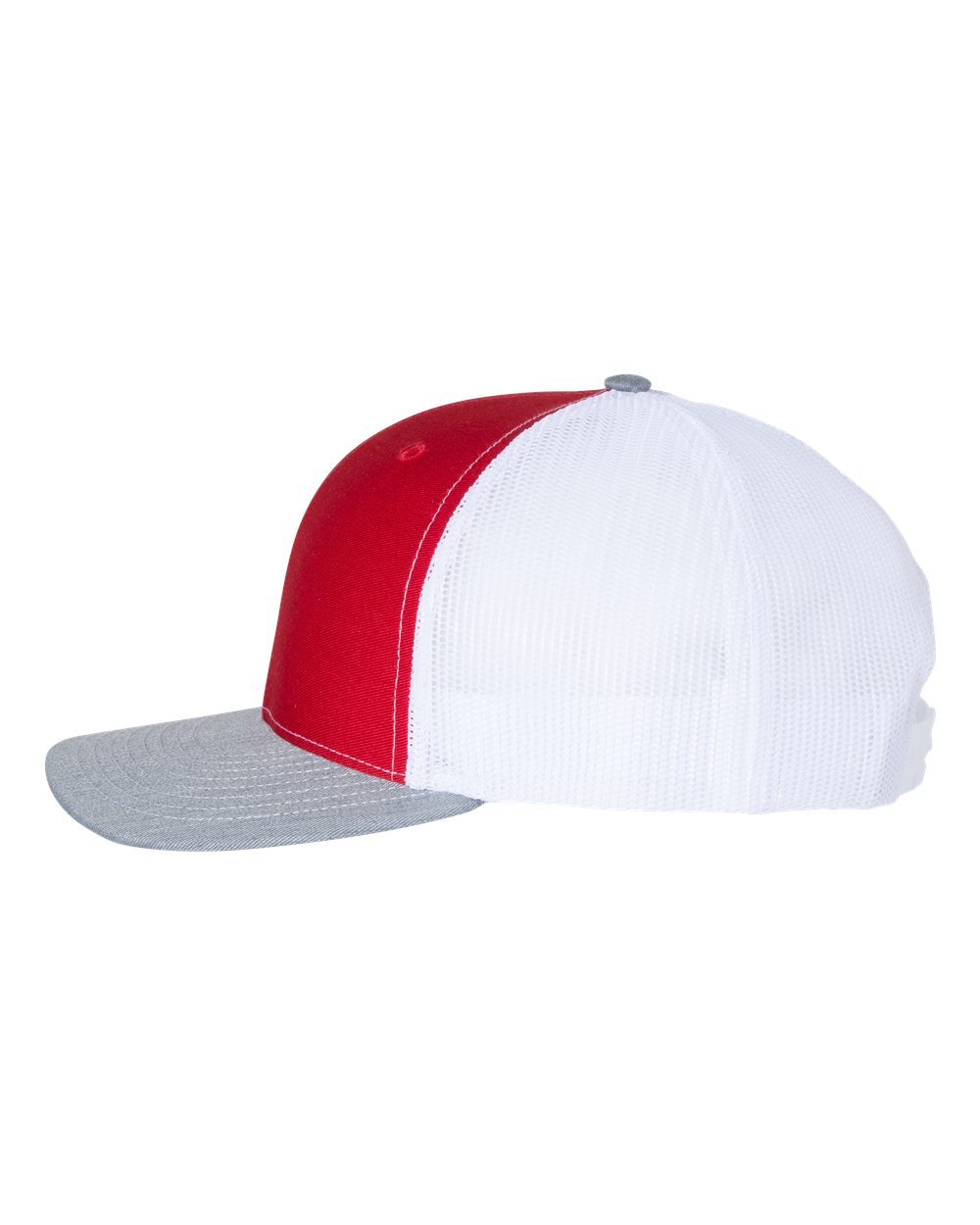 Richardson 112 Red / White / Heather Gray