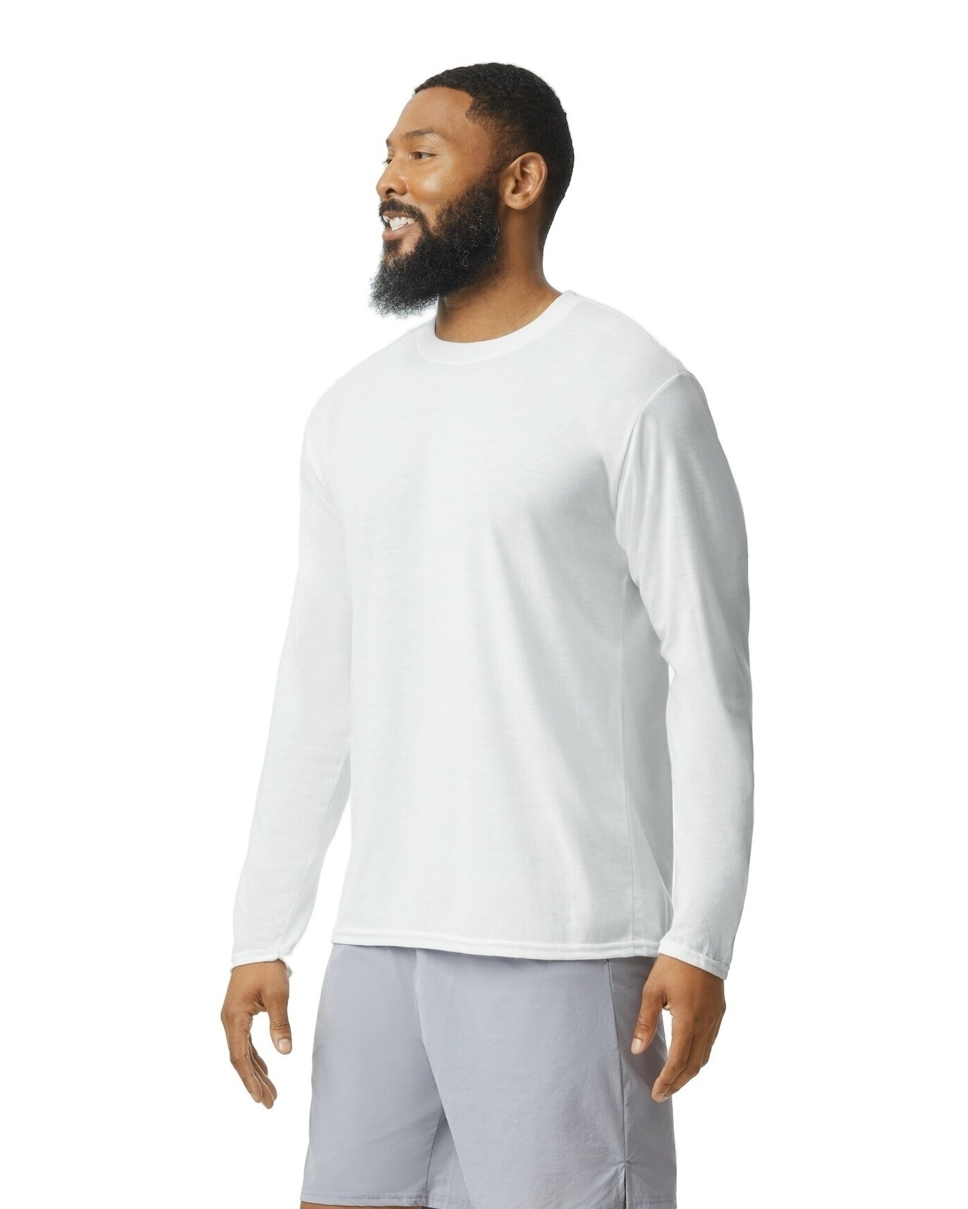 ◆GLOWNY◆ G COMFORT LONG SLEEVE WHITE GY24CLBLS001WH Comfort Colors® Heavyweight Long Sleeve Adult Unisex T-Shirt