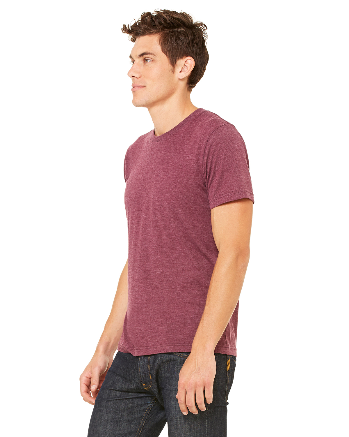 Bella + Canvas 3413C Maroon Triblend