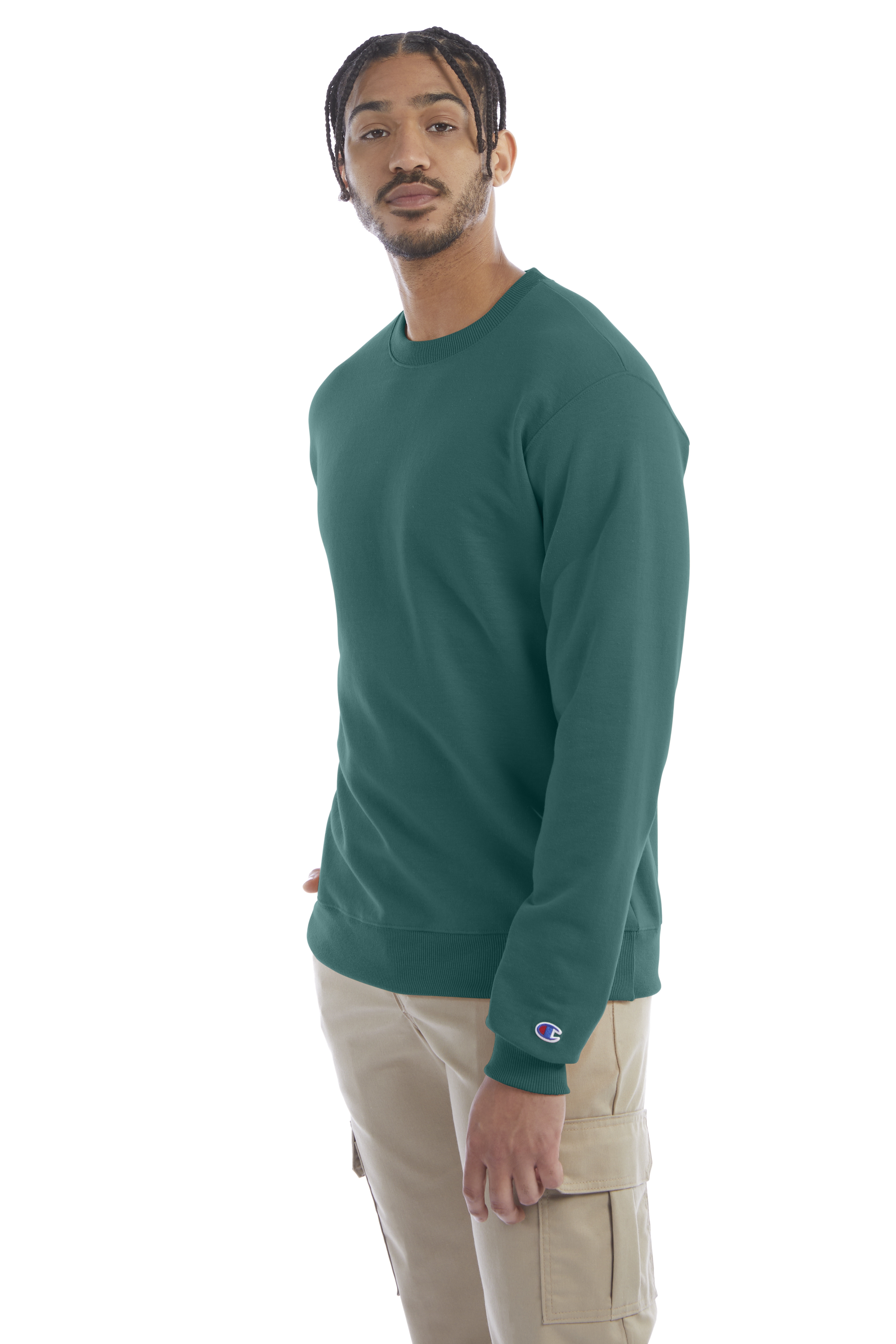 Champion Unisex Double Dry Eco Crew S600 Emerald Green Jiffy