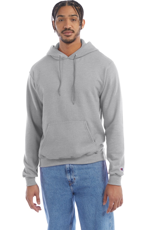 Champion Unisex Double Dry Eco® Pullover Hoodie S700 Light Steel