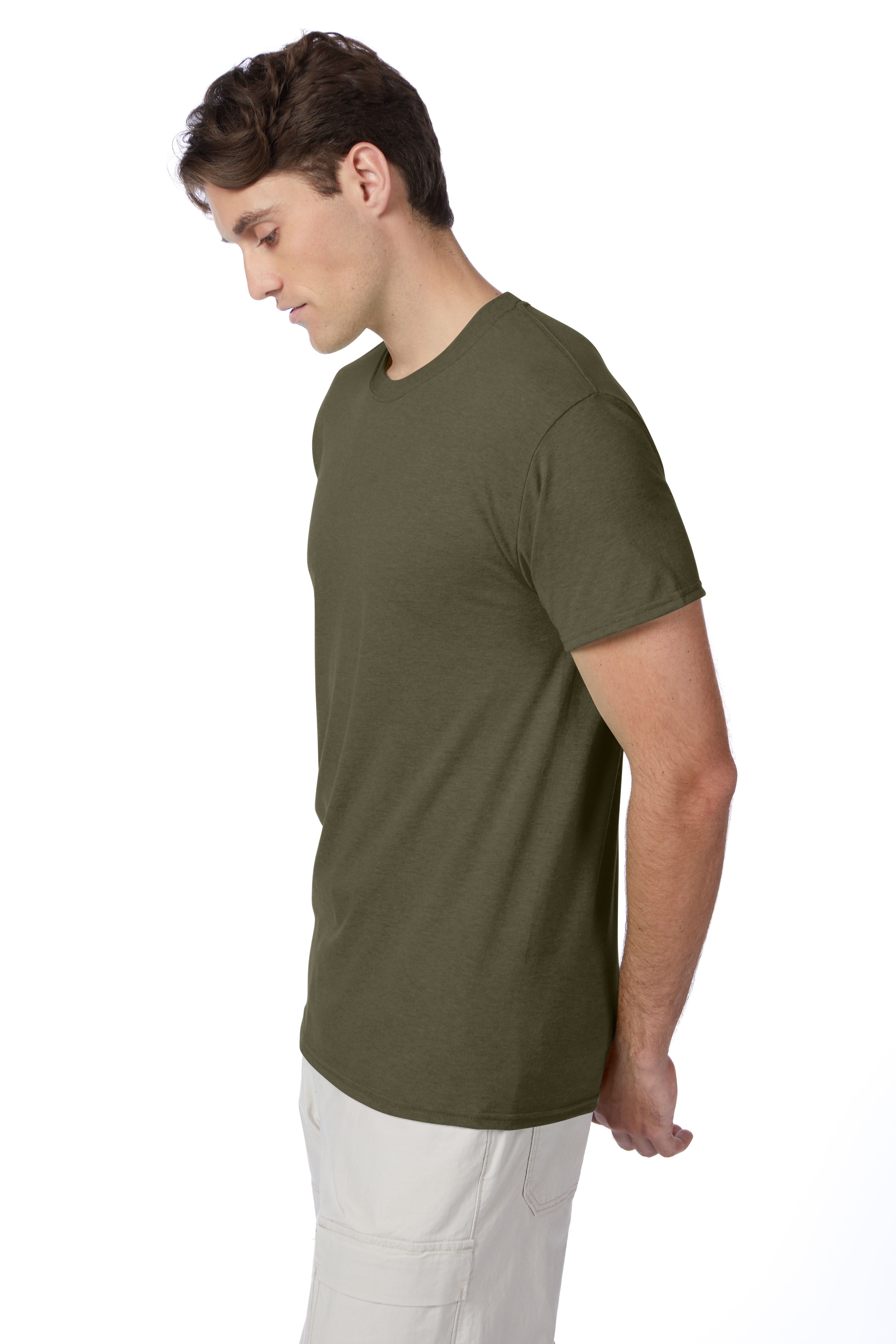 Hanes 42TB Military Green Triblend