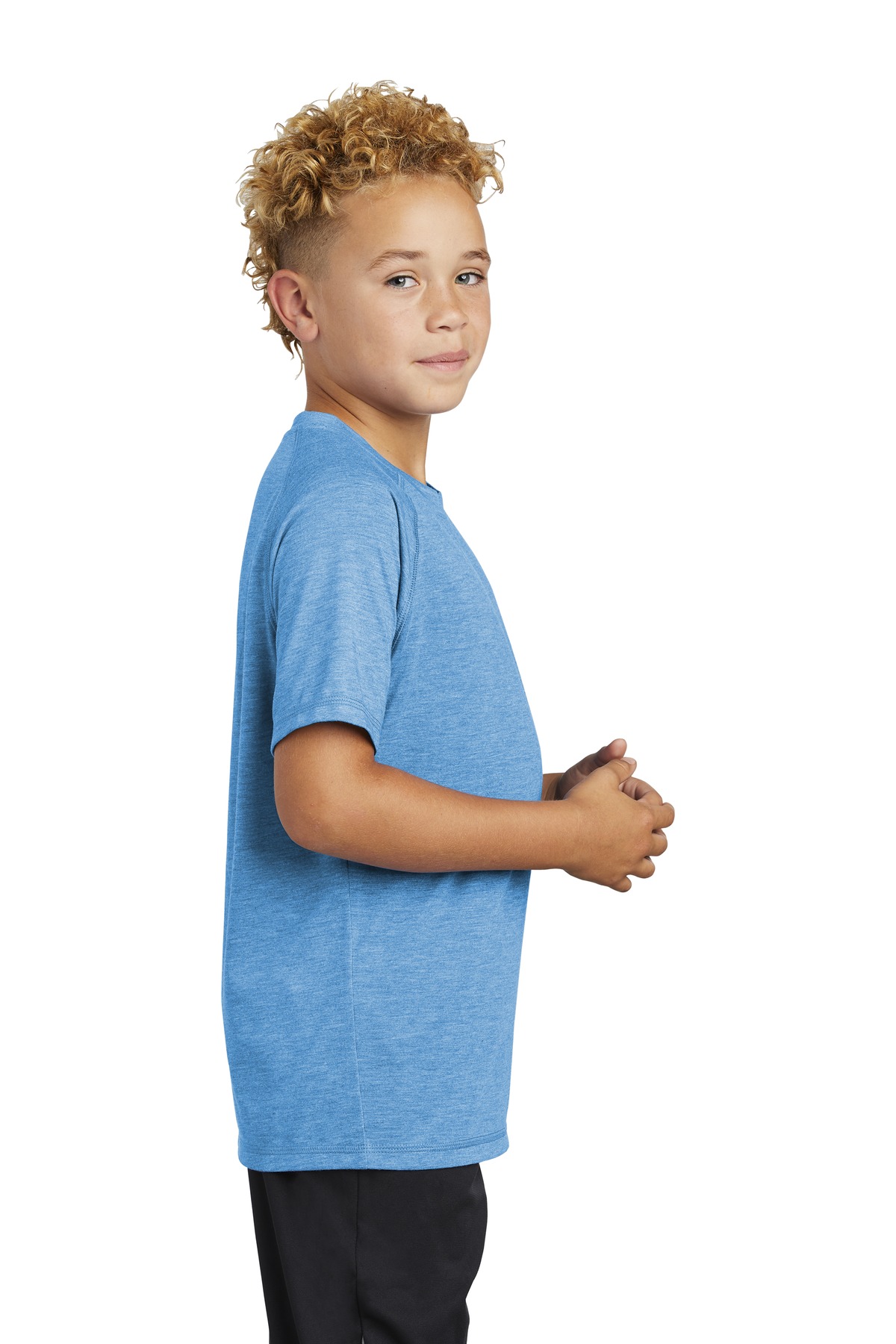 Sport-Tek YST400 Pond Blue Heather