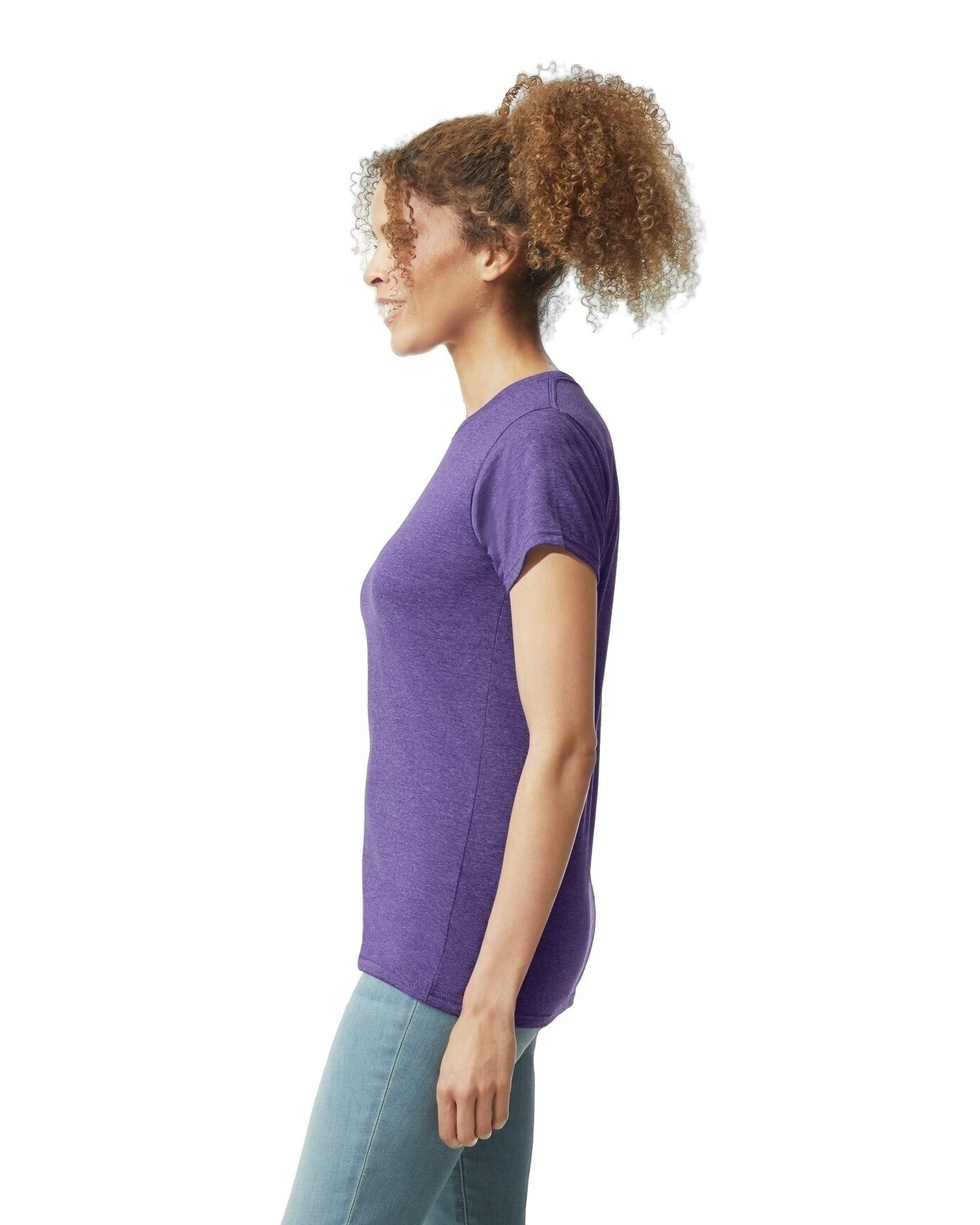 Gildan G640L Heather Purple