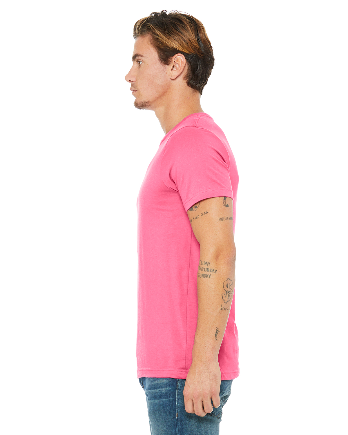 Bella + Canvas 3001C Charity Pink