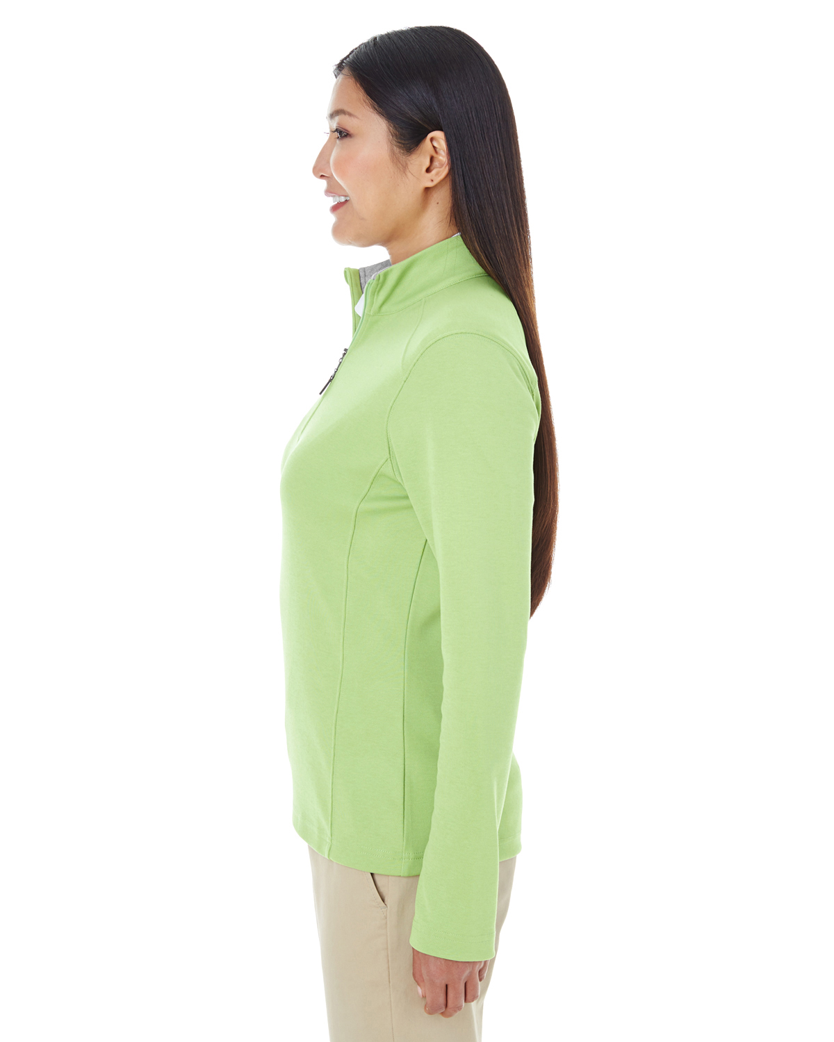 Devon & Jones DG479W Lime / Gray Heather / Lme