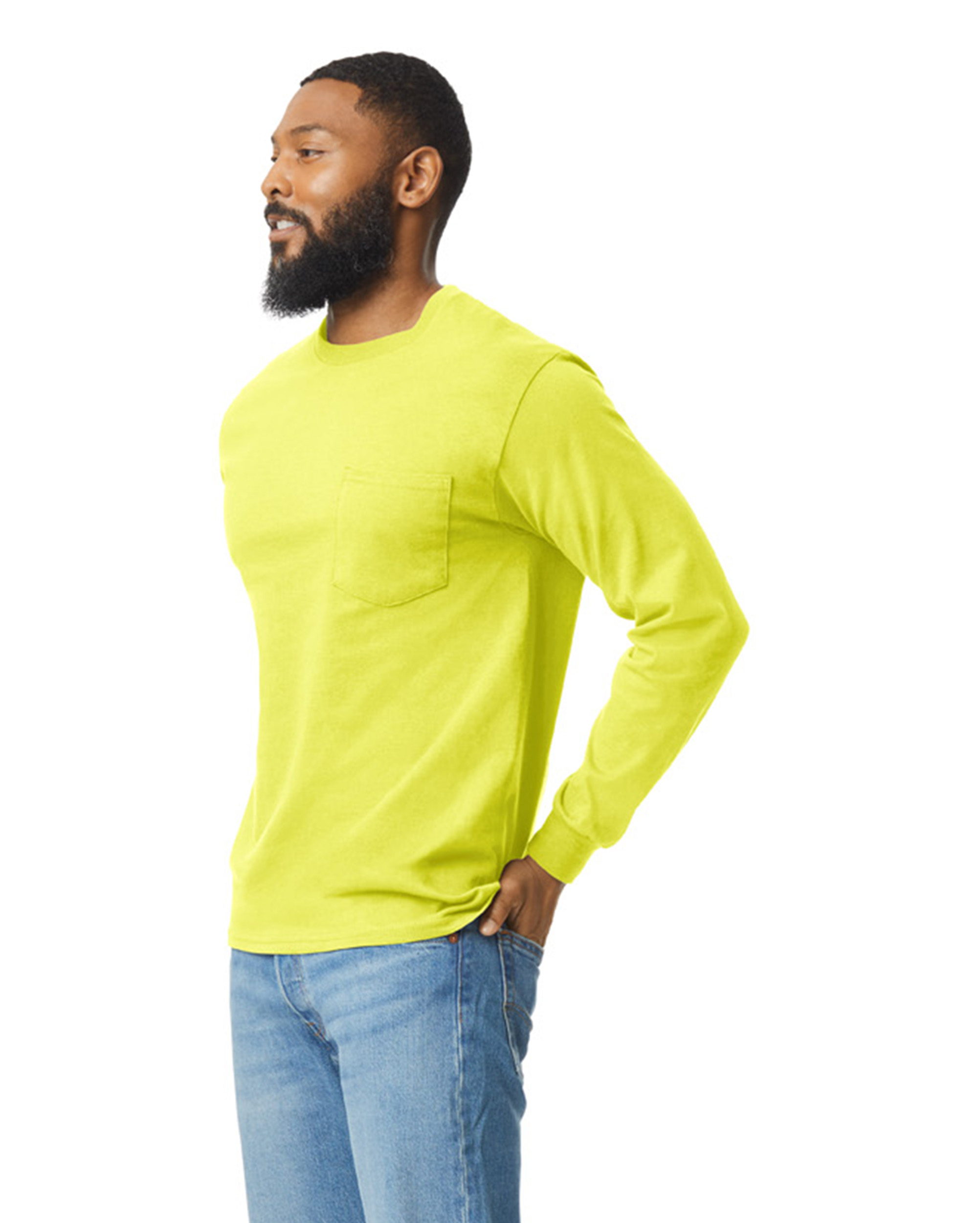 Gildan G241 High Viz Safety Green