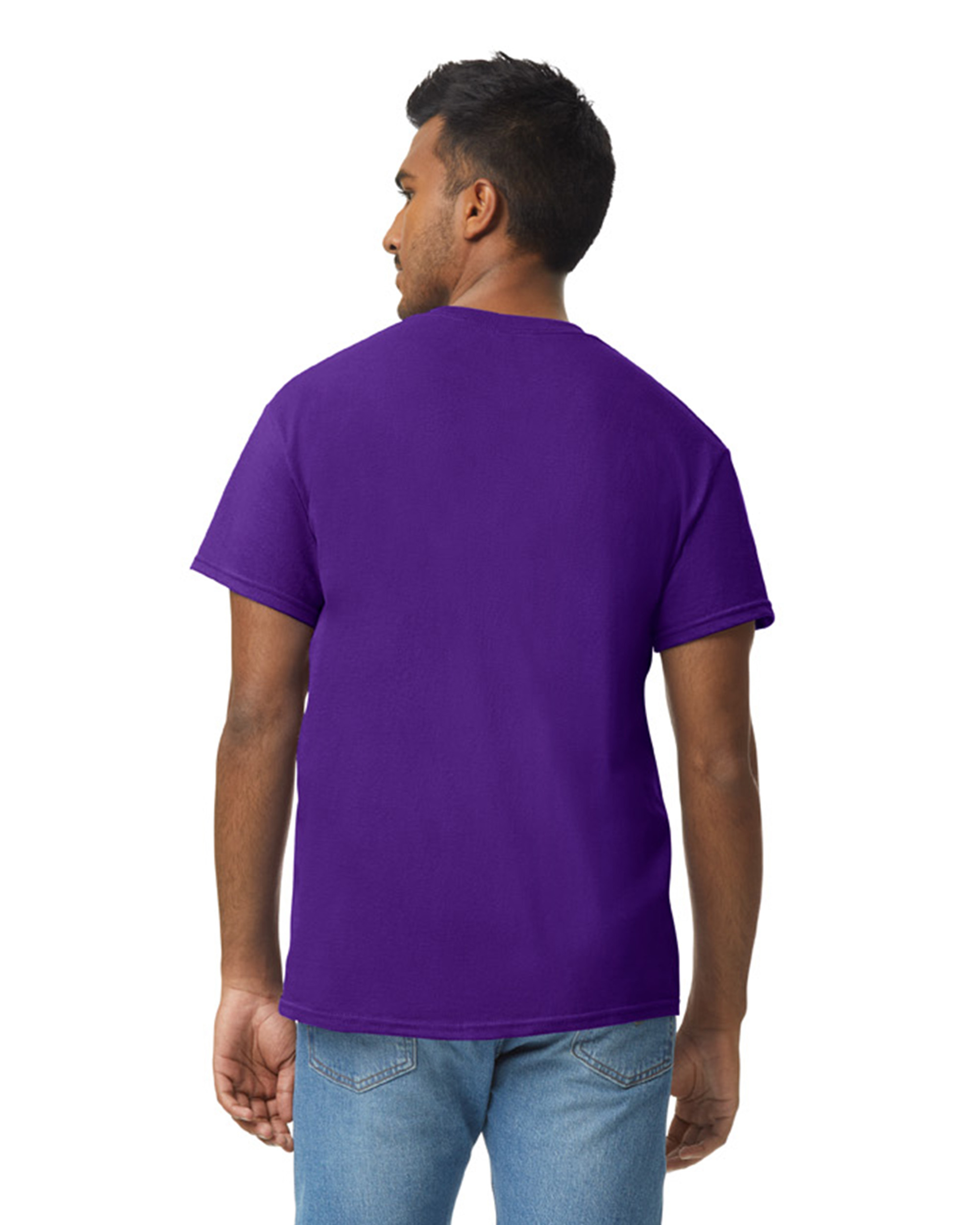 Gildan Unisex Heavy Cotton™ T Shirt G500 Purple | Jiffy
