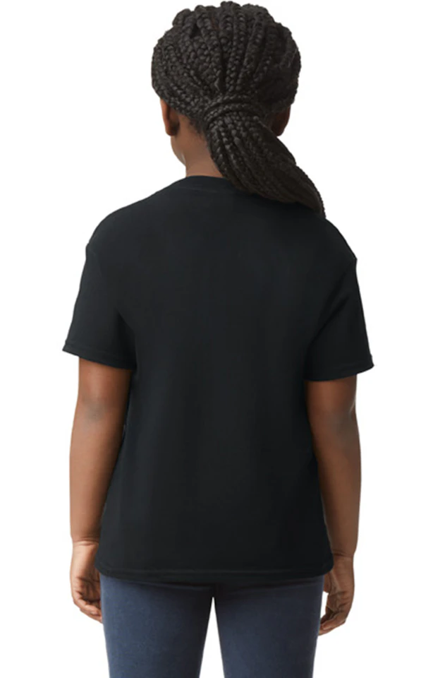 Gildan Youth Heavy Cotton T-Shirt - Plain Casual Tee - Sizes S To 2XL - G500B