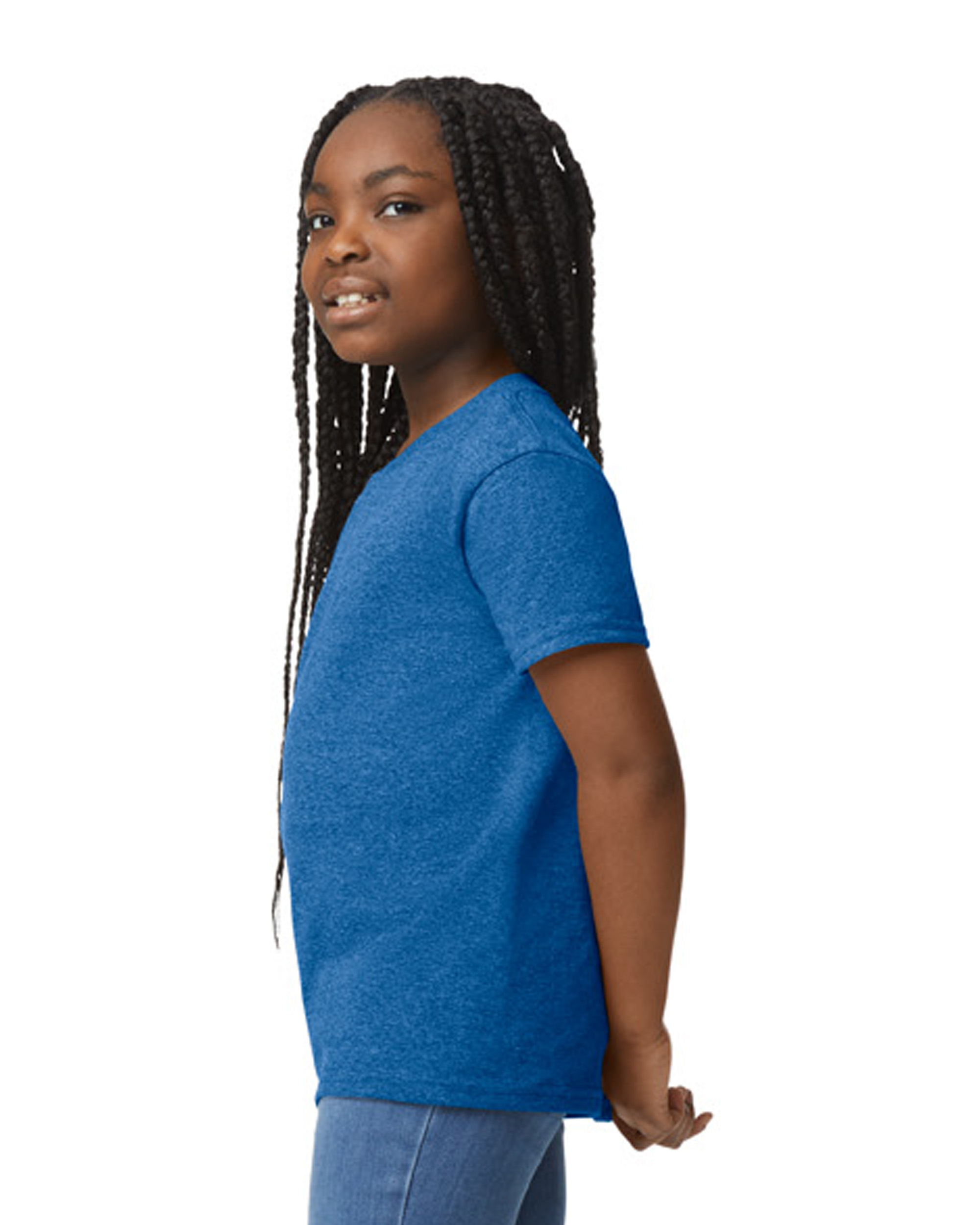 Gildan G800B Heather Deep Royal